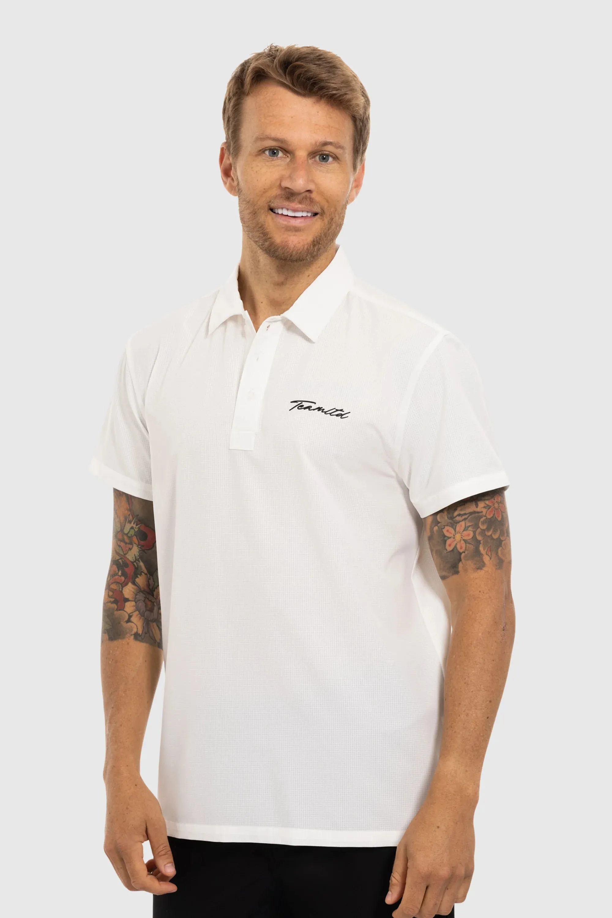 White Par-Tee Polo sold by TEAMLTD product image thumbnail 3