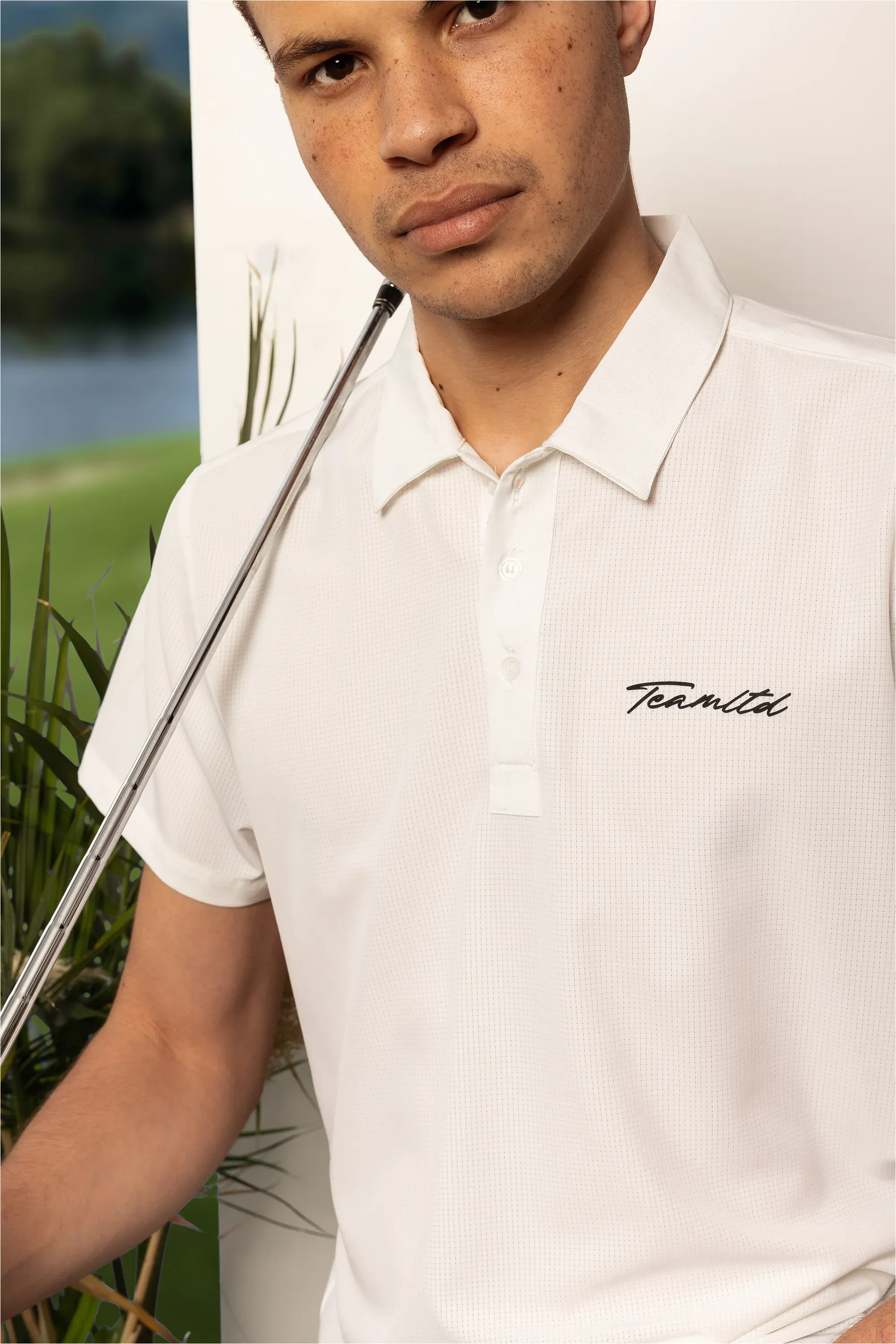 White Par-Tee Polo sold by TEAMLTD product image thumbnail 2