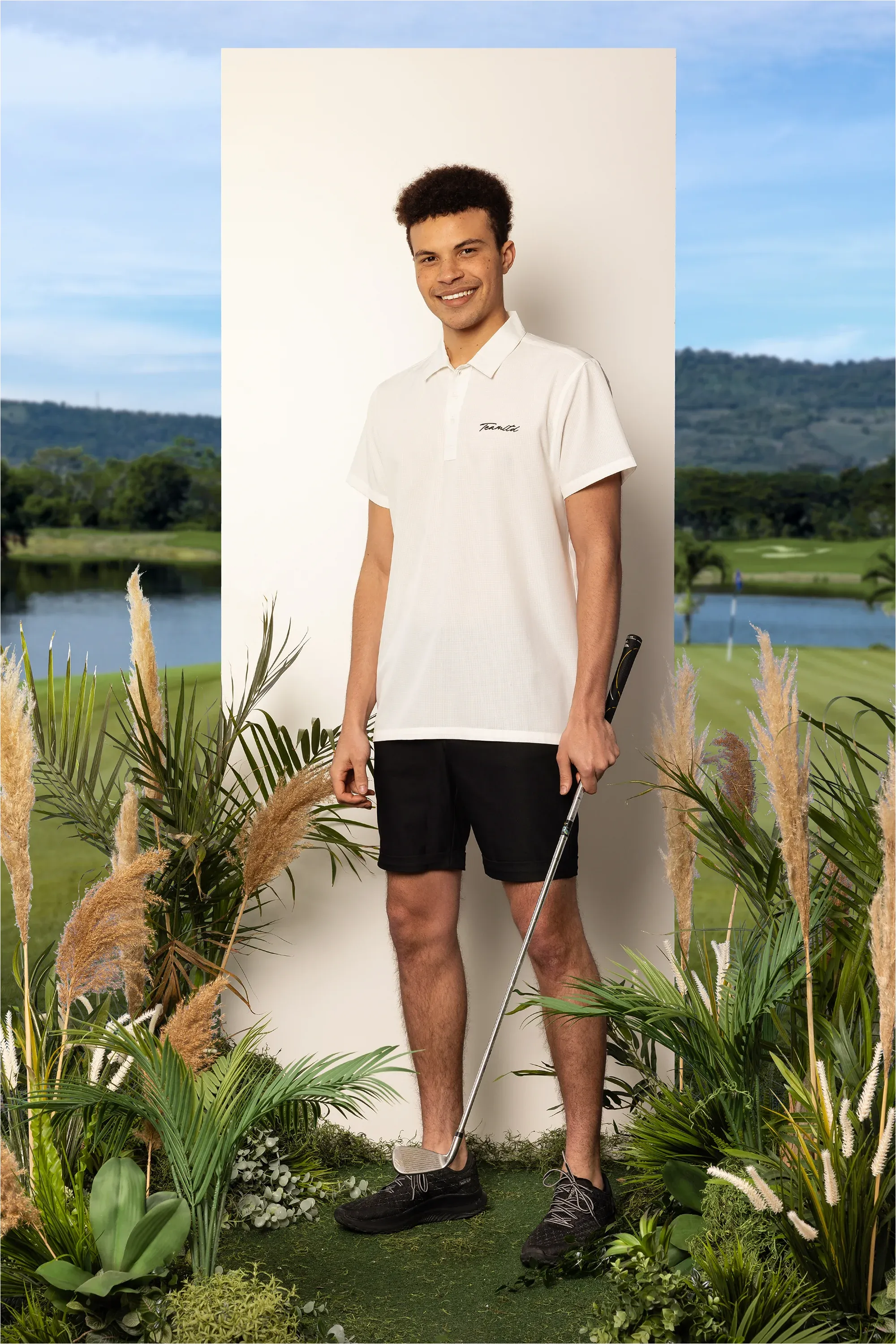 White Par-Tee Polo sold by TEAMLTD