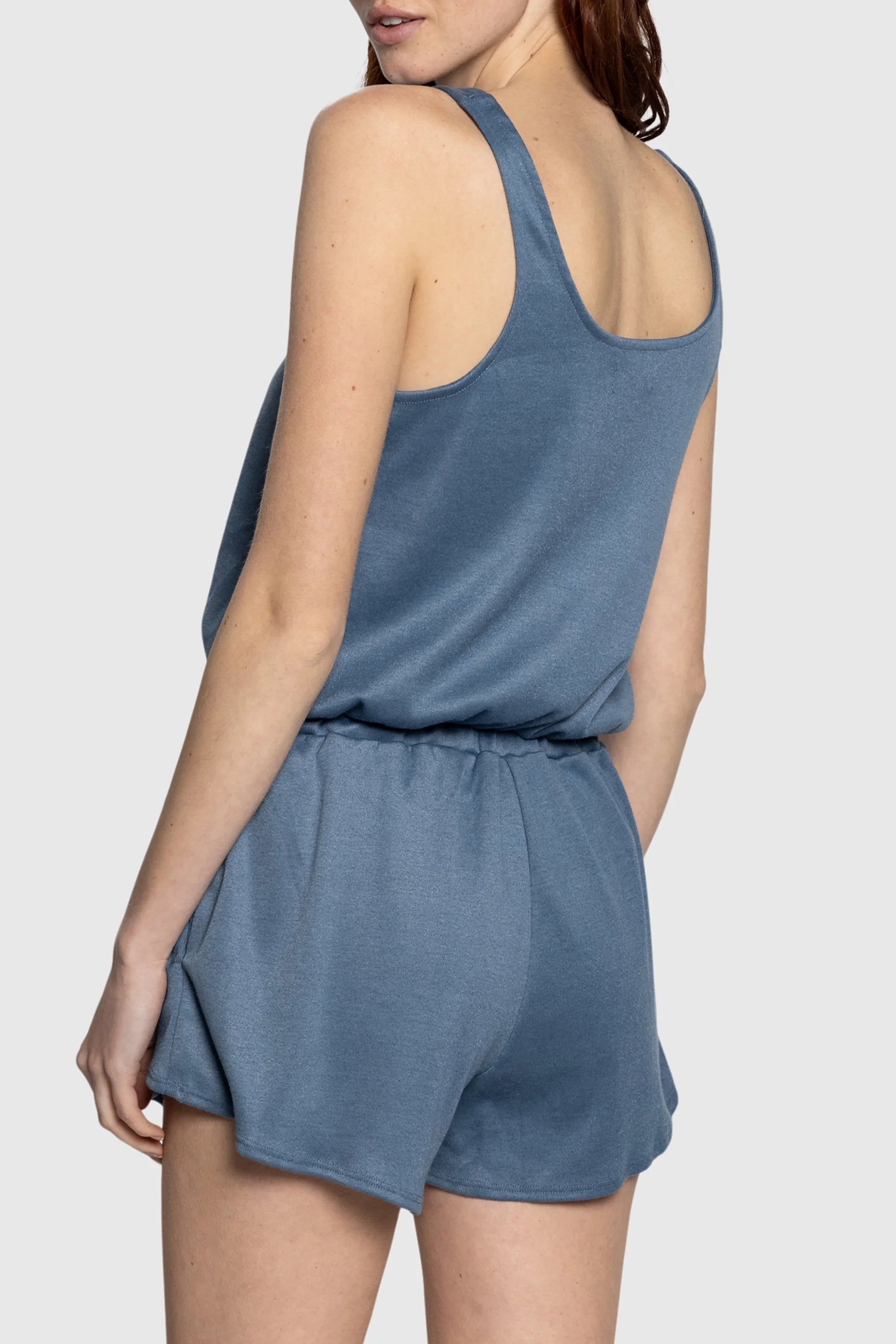 Steel Blue Easy Romper sold by TEAMLTD product image thumbnail 3