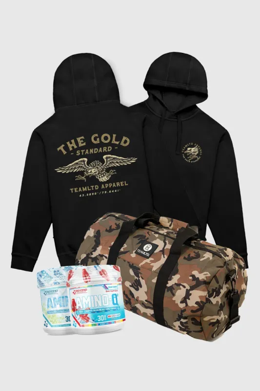 Camo Duffle + Hoodie + AMINO IQ sold by TEAMLTD