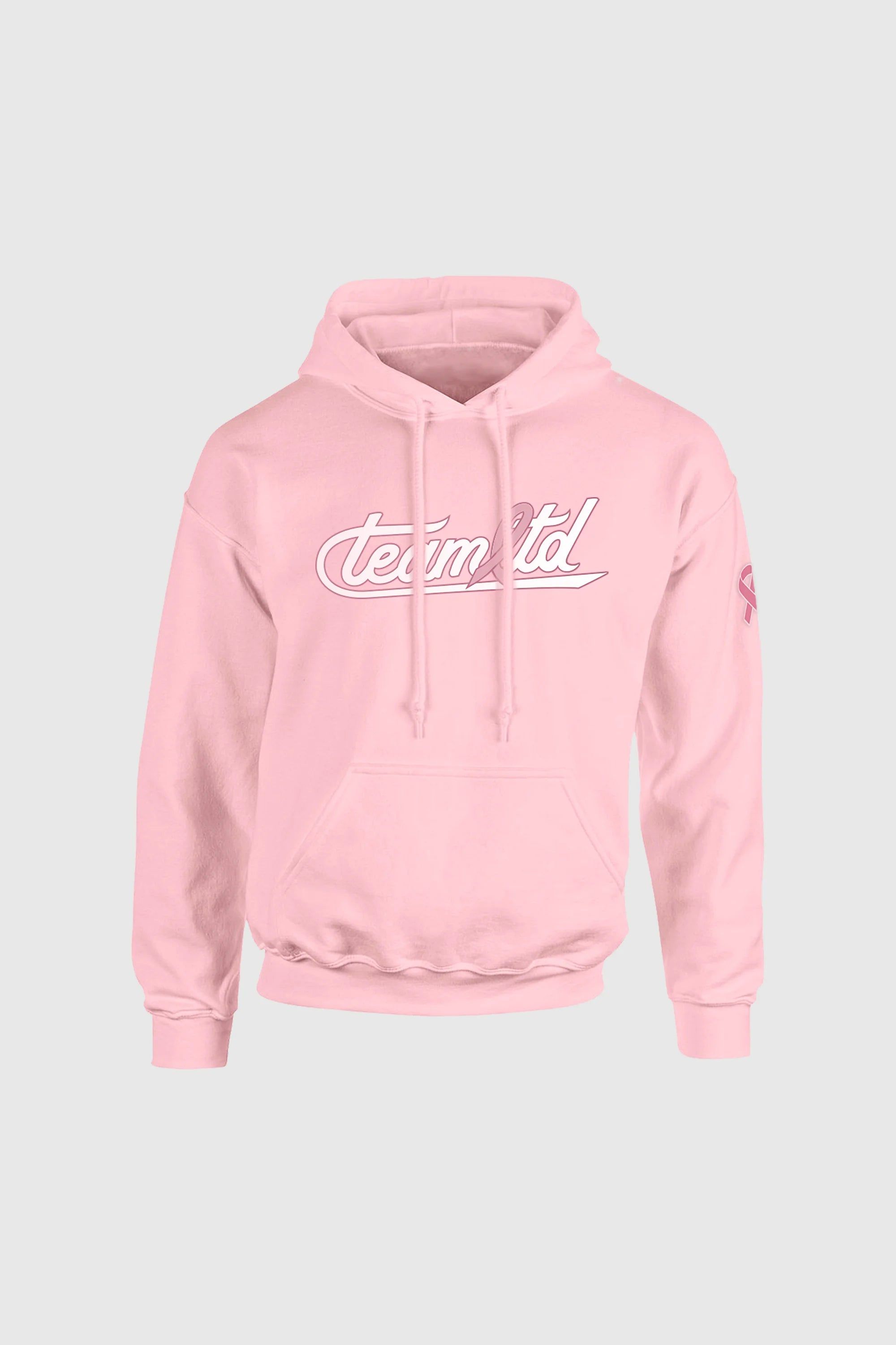 Breast Cancer Support Hoodie sold by TEAMLTD