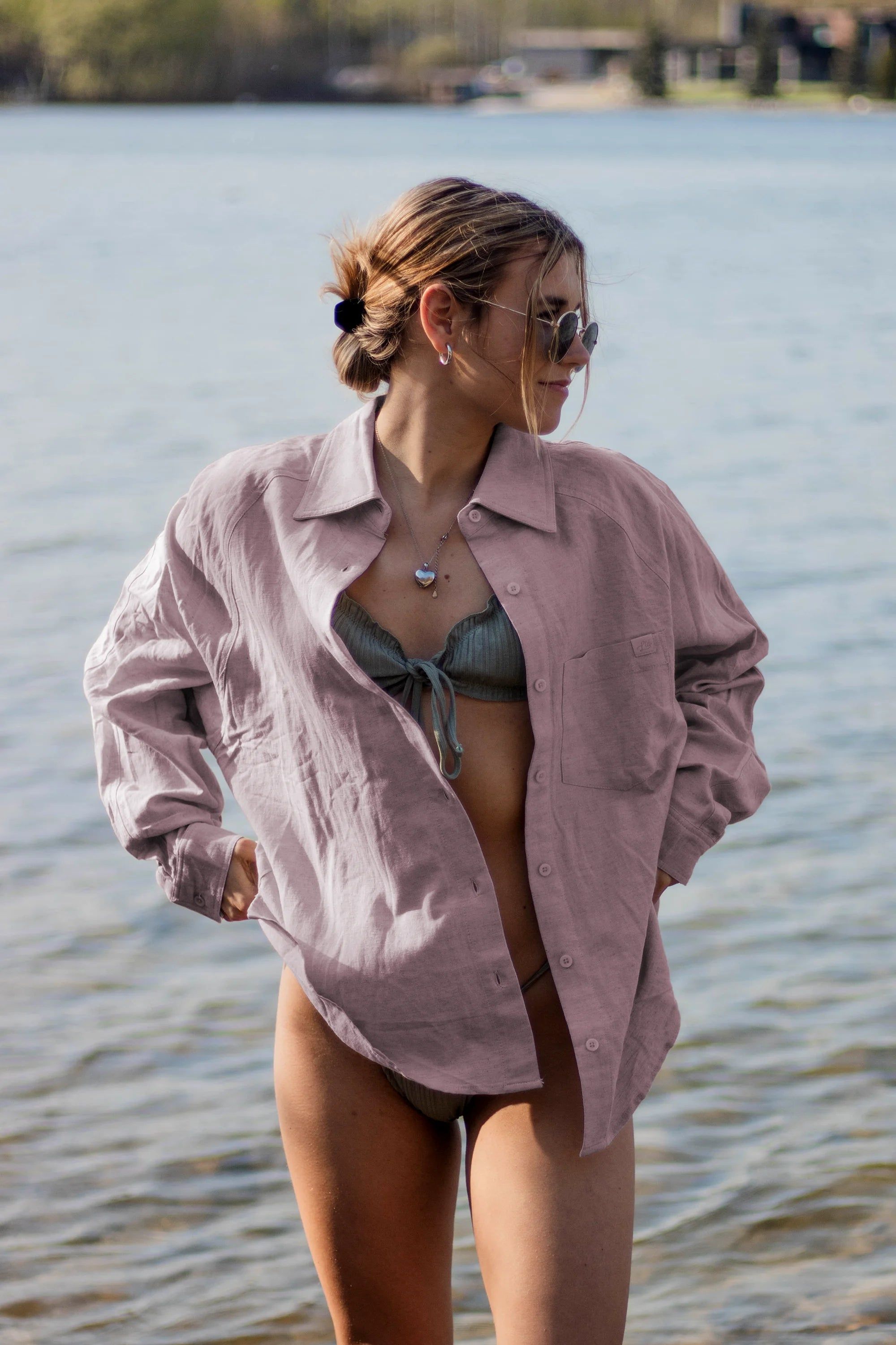 Beach Day Button Up sold by TEAMLTD product image thumbnail 3