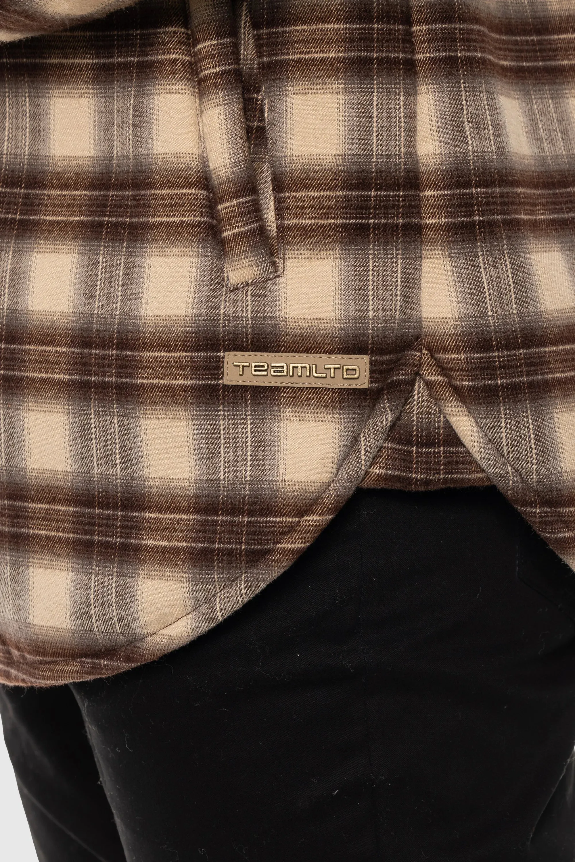 Plaid Sherpa Jacket sold by TEAMLTD product image thumbnail 2