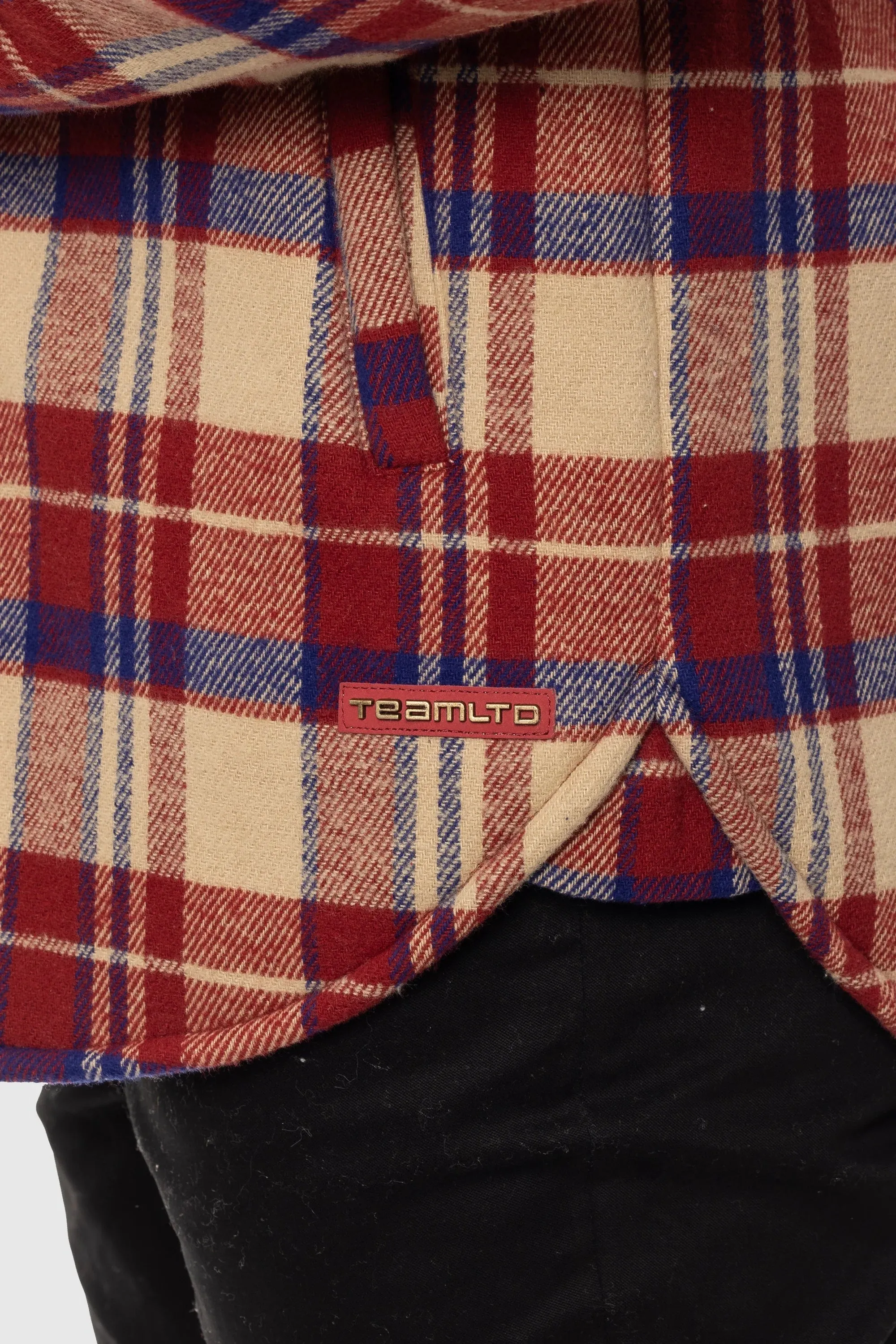 Plaid Sherpa Jacket sold by TEAMLTD product image thumbnail 4
