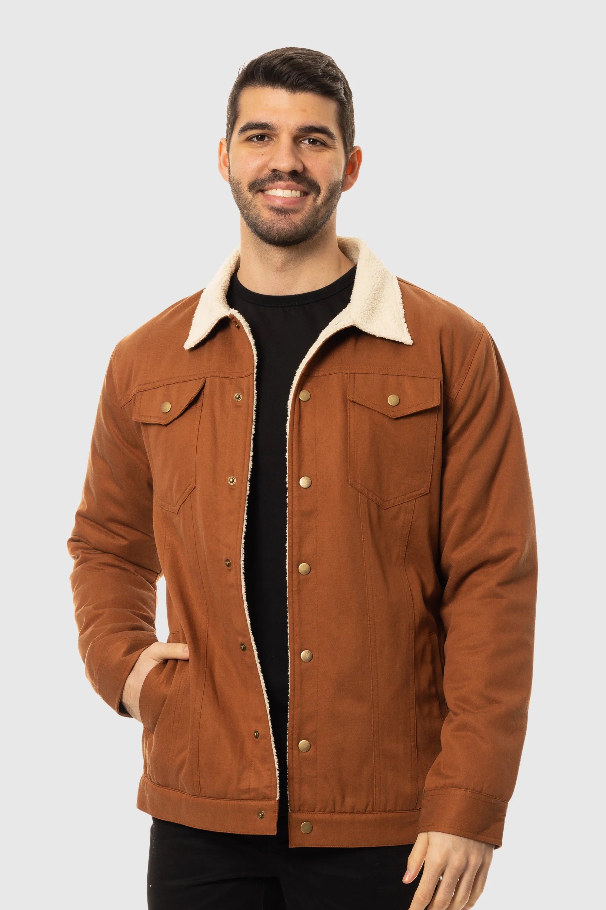 Core Sherpa Jacket sold by TEAMLTD product image thumbnail 3