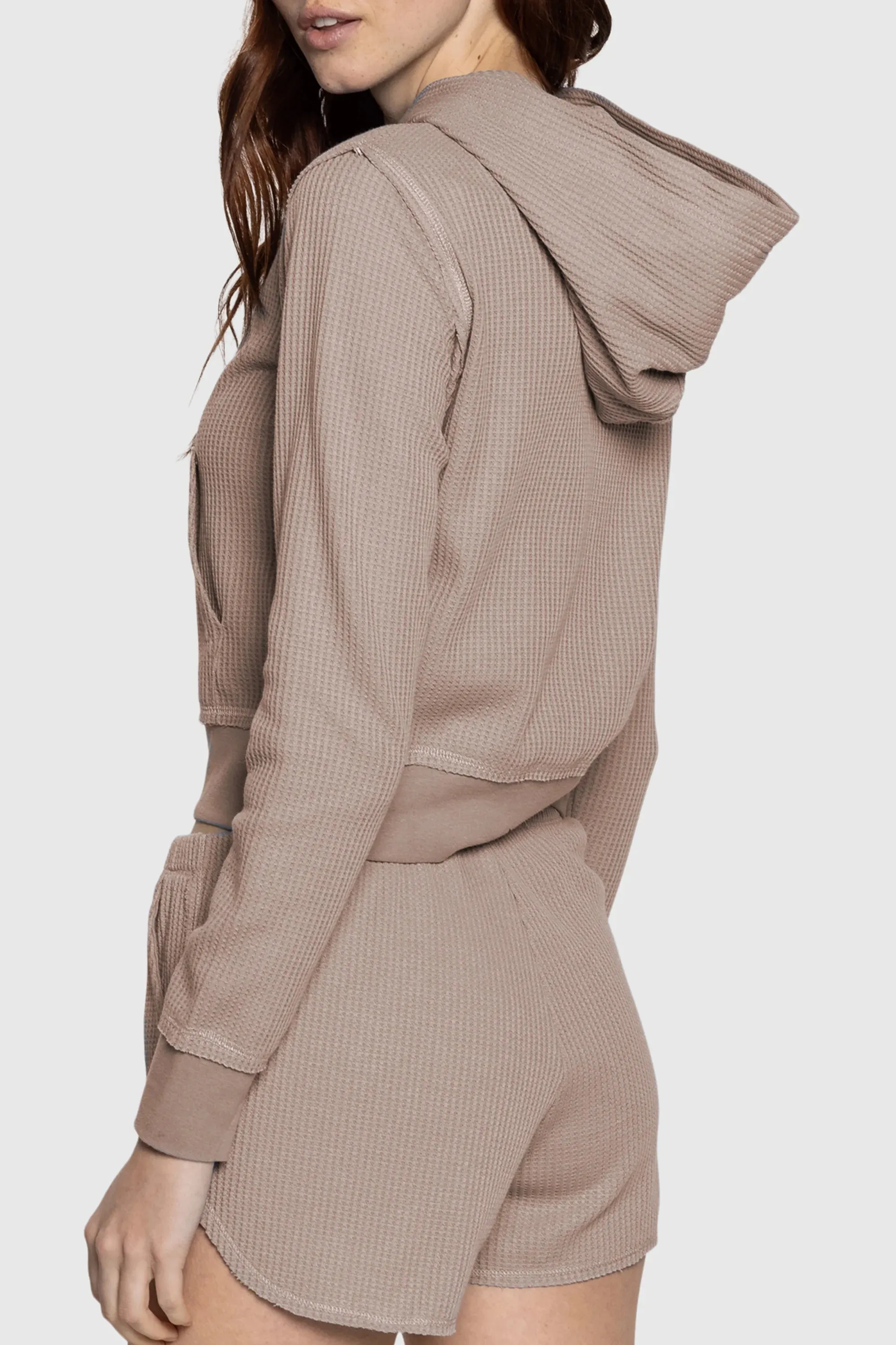 Waffle Zip Hoodie sold by TEAMLTD product image thumbnail 2