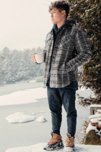 Plaid Sherpa Lumberjacket sold by TEAMLTD