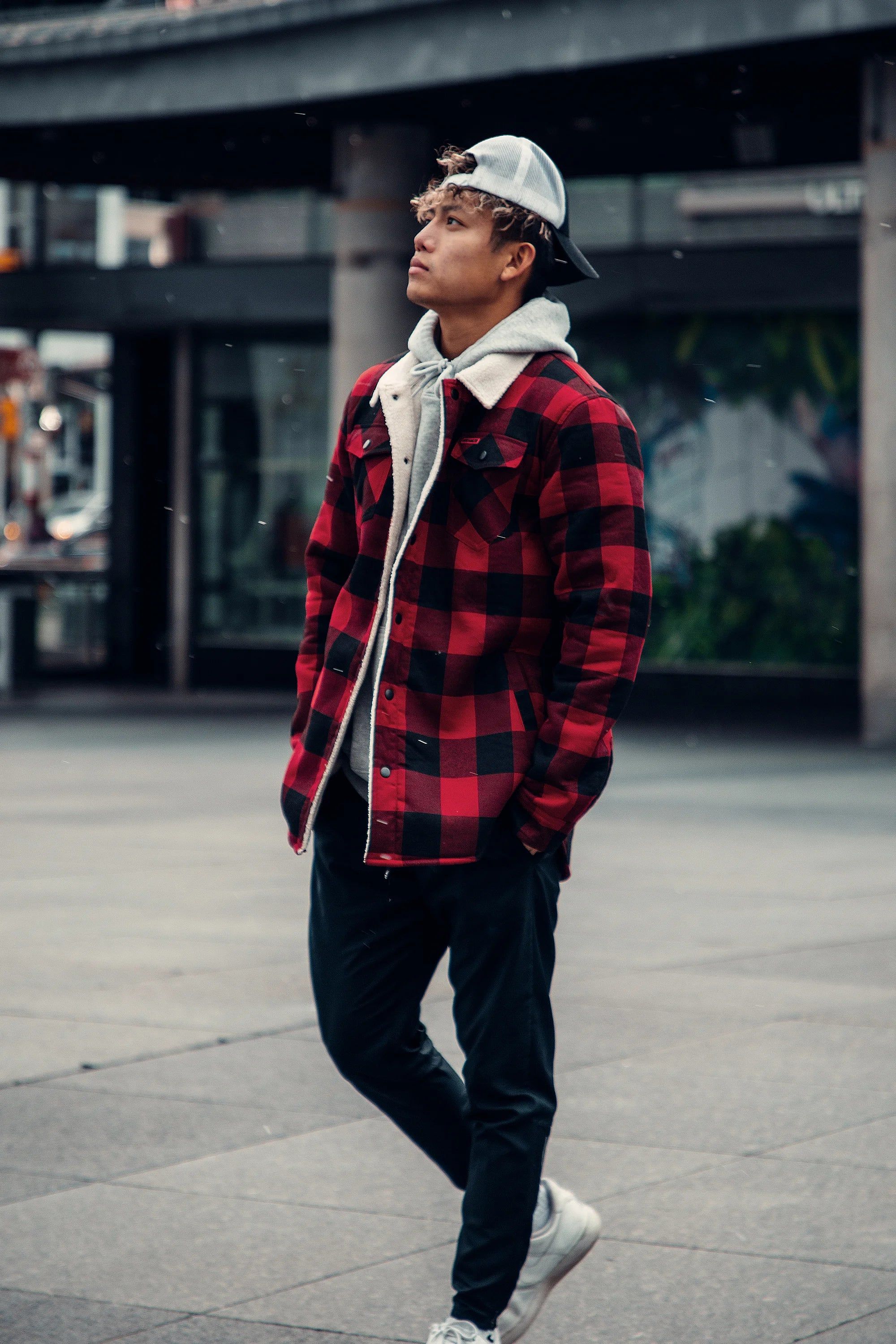 Plaid Sherpa Lumberjacket sold by TEAMLTD product image thumbnail 9