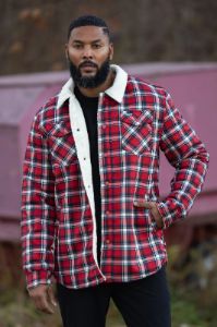 Plaid Sherpa Lumberjacket sold by TEAMLTD