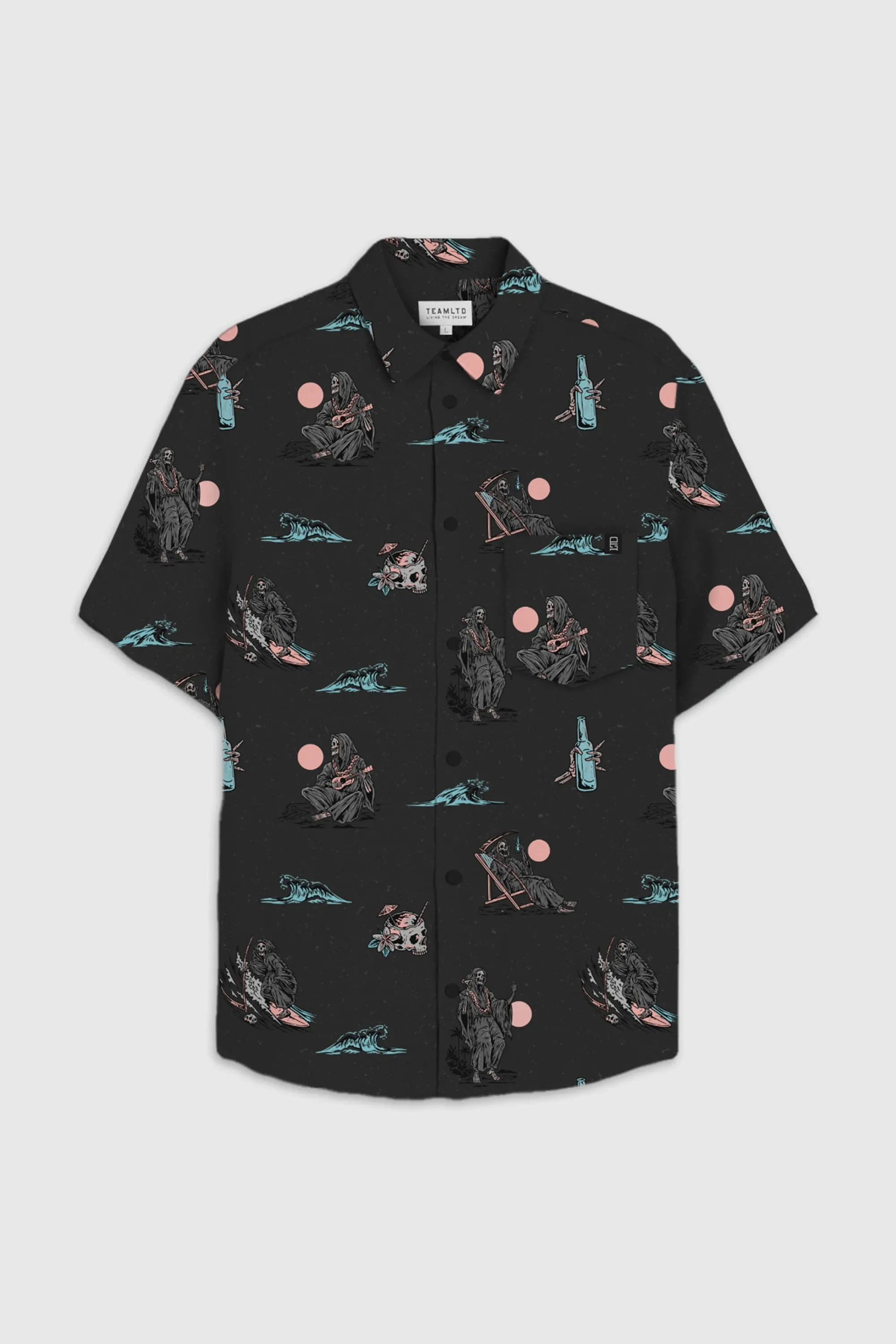 Grim Getaway Classic Button Up sold by TEAMLTD