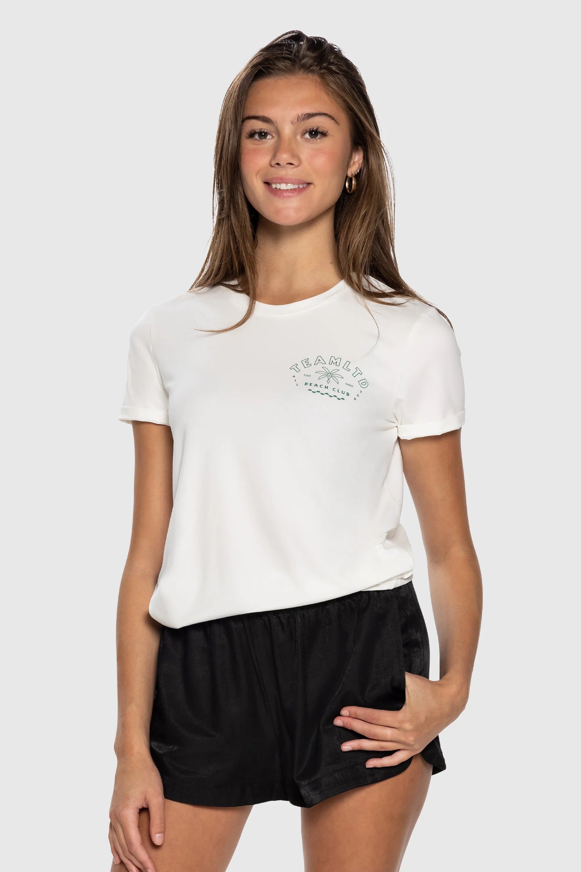 Ladies Beach Club Tee sold by TEAMLTD