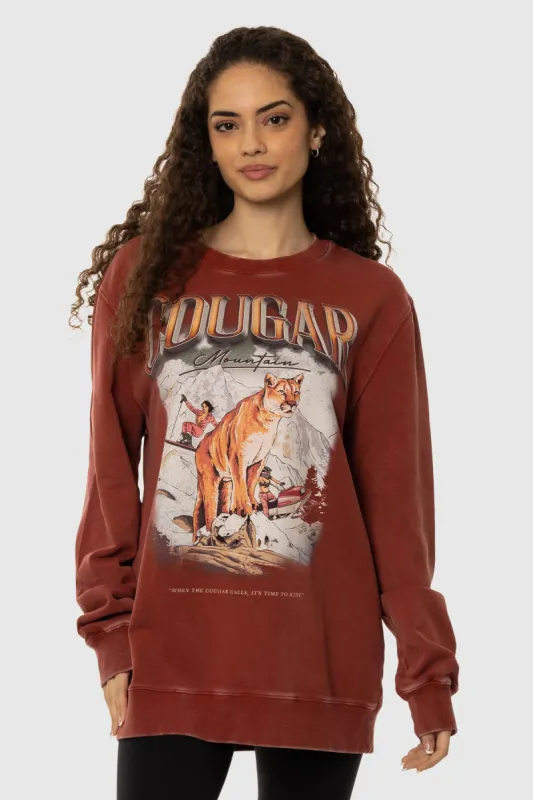 Cougar Crewneck sold by TEAMLTD
