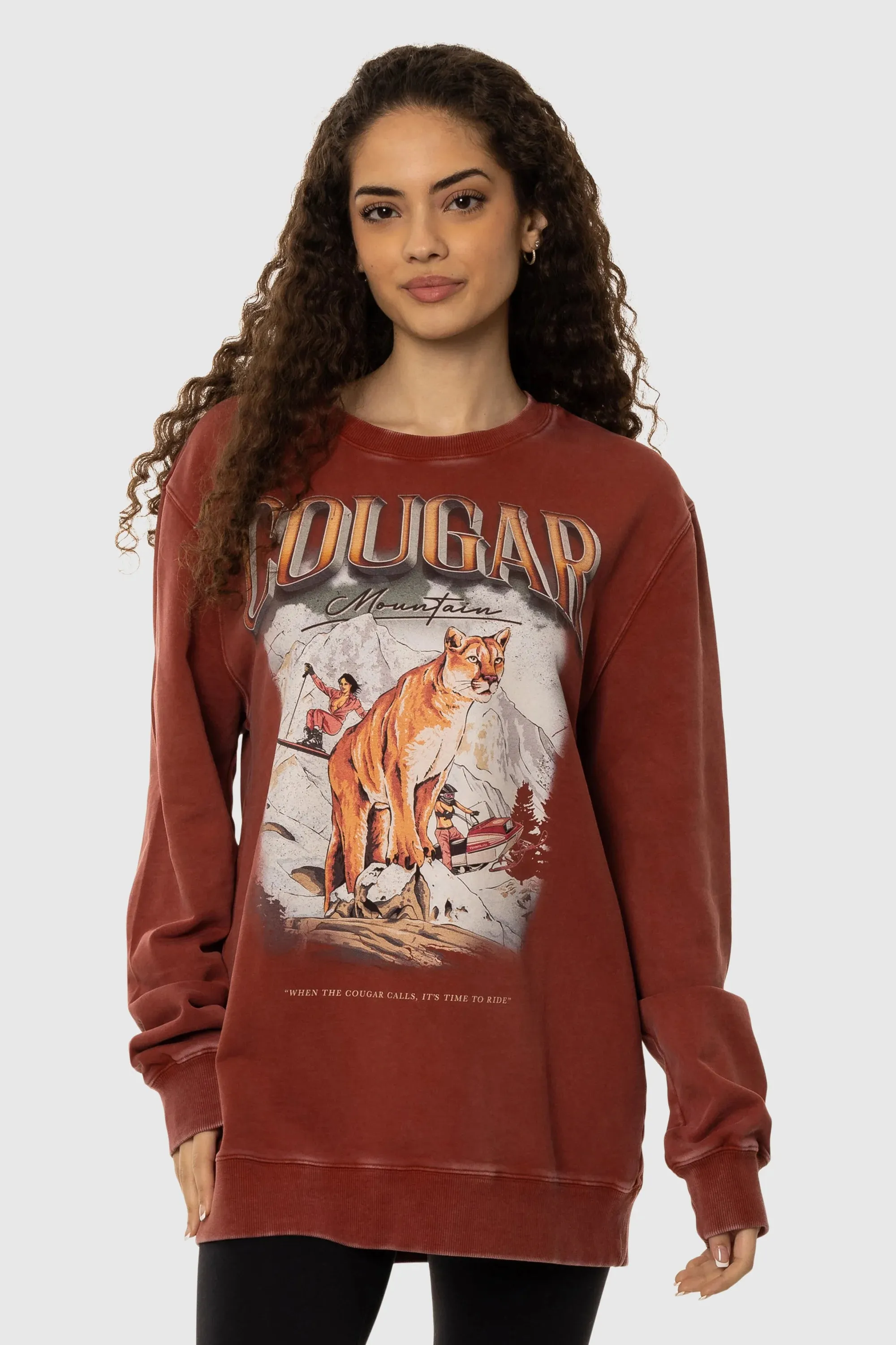 Cougar Crewneck sold by TEAMLTD
