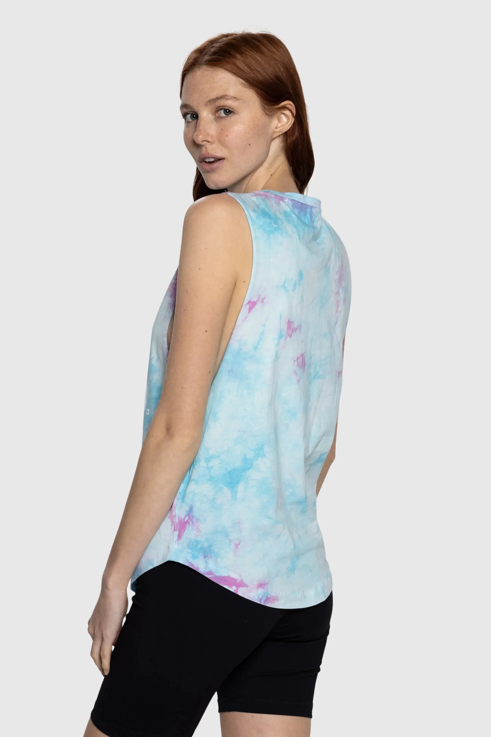Tie Dye Logo Tank sold by TEAMLTD product image thumbnail 3
