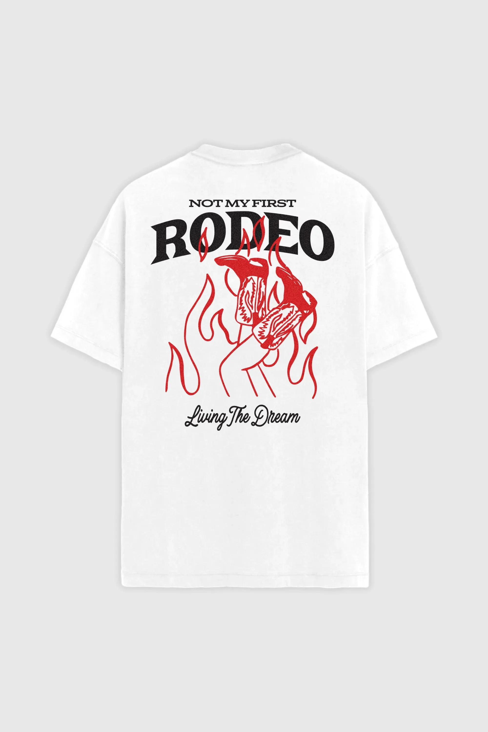 Rodeo Tee - White sold by TEAMLTD