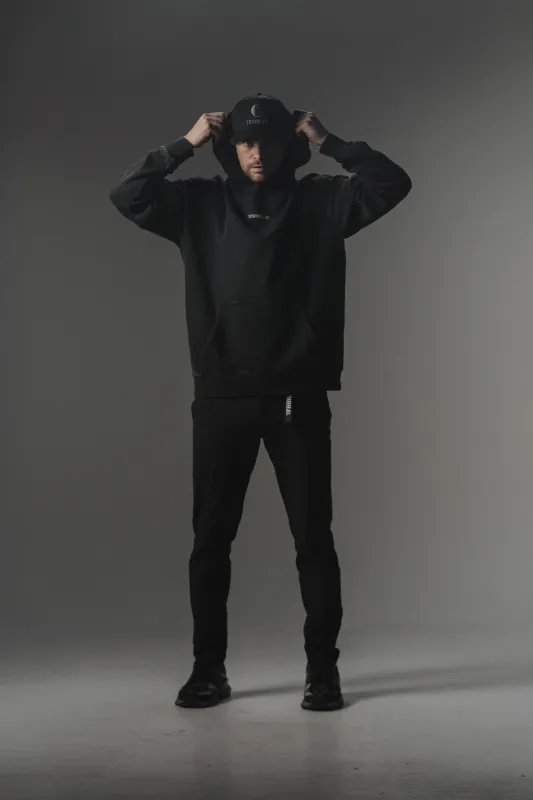 Blackout Washed Hoodie sold by TEAMLTD