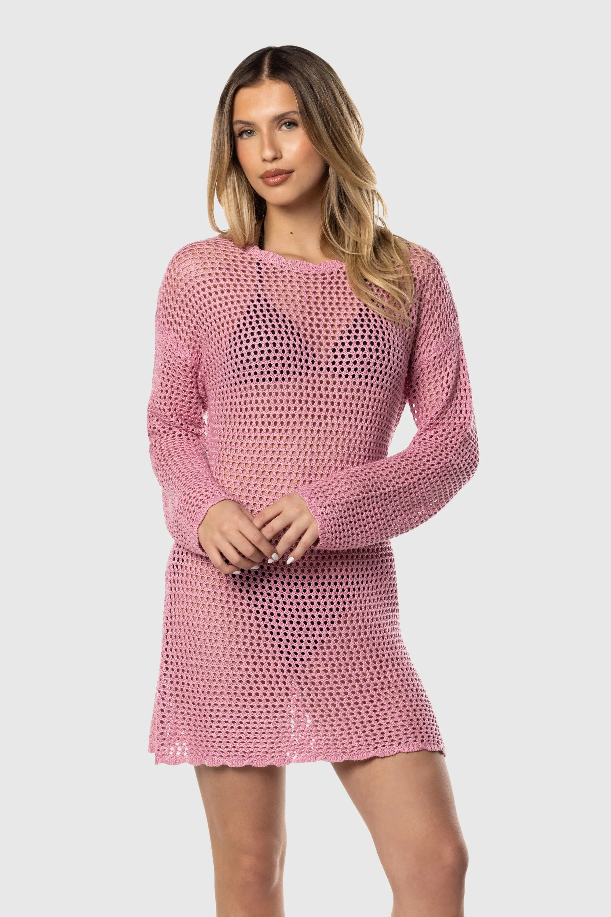 Crochet Swim Cover Up sold by TEAMLTD product image thumbnail 3