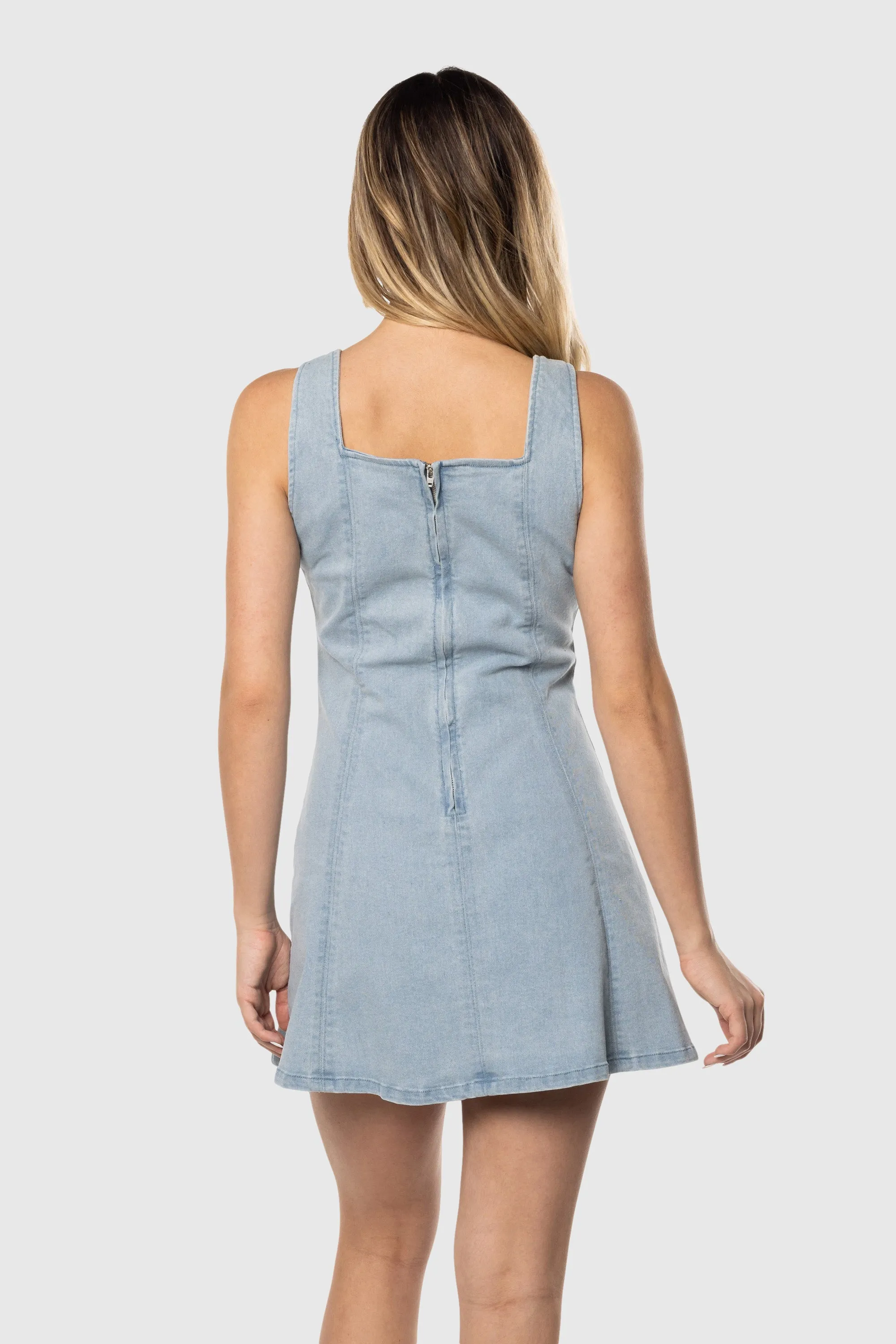 Denim Tank Dress sold by TEAMLTD product image thumbnail 3
