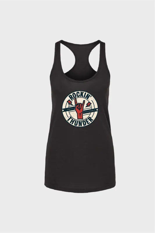 Rockin' Thunder Ladies Tank sold by TEAMLTD