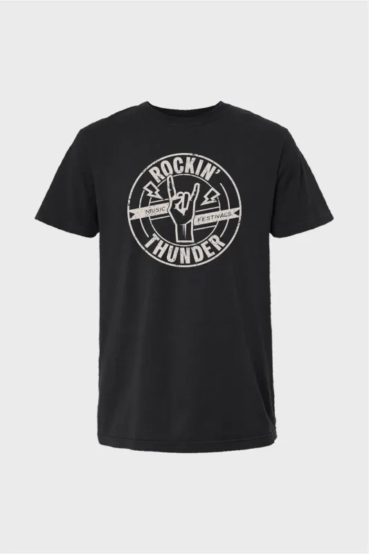 Rockin' Thunder Logo Tee (1-Colour) sold by TEAMLTD
