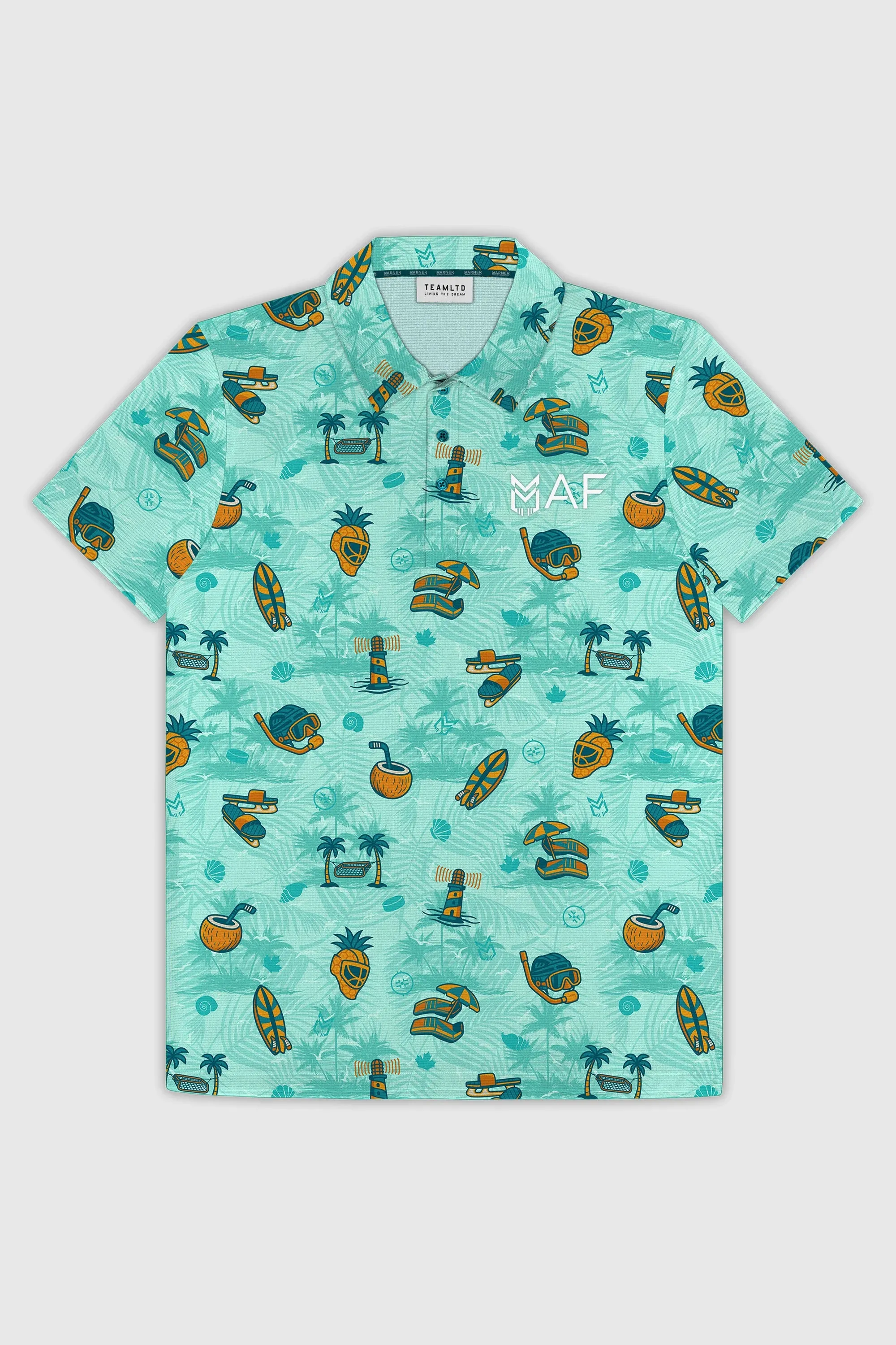 Marner Assist Foundation Mens Golf Polo sold by TEAMLTD