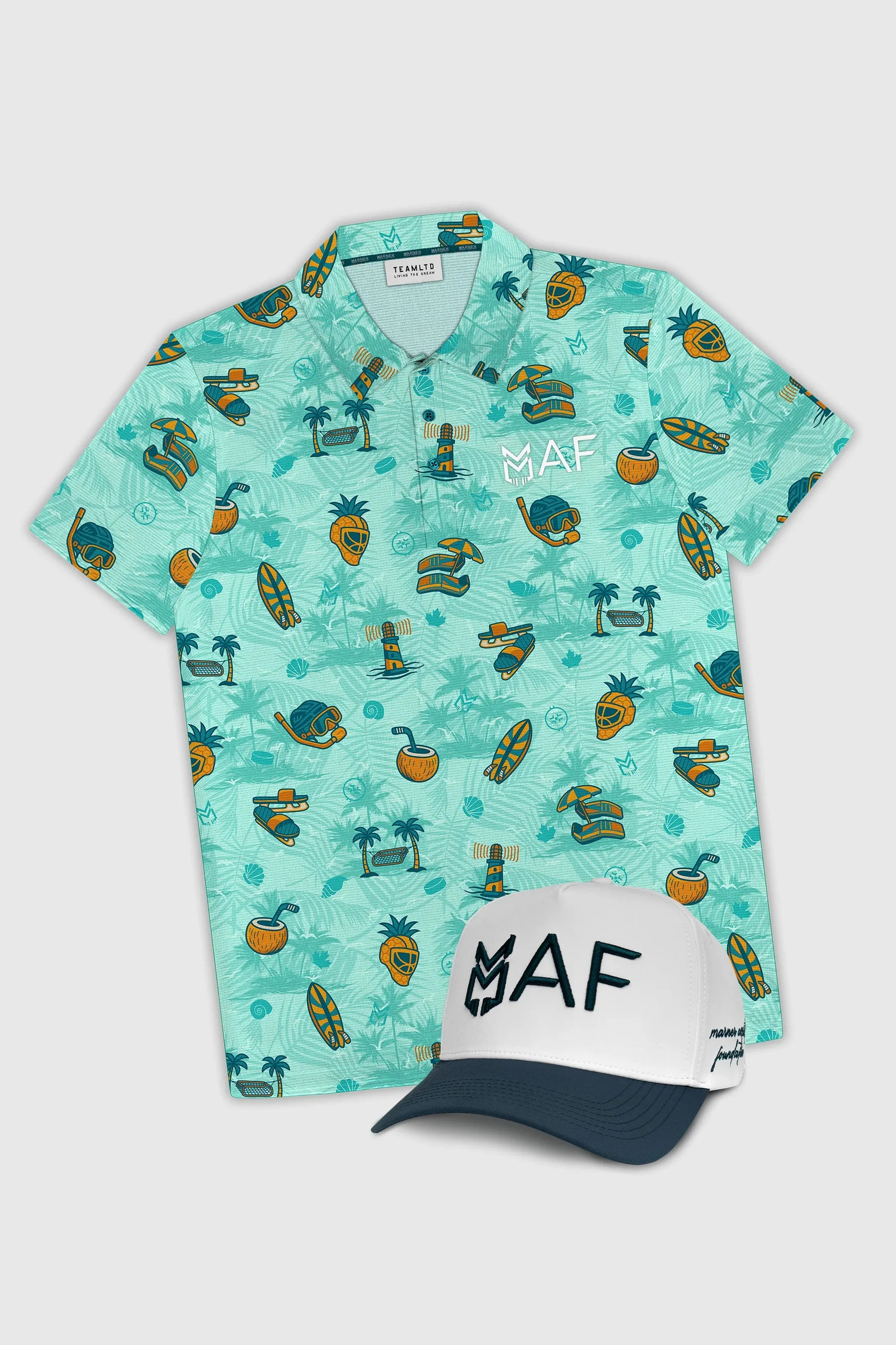 Marner Assist Foundation Mens Golf Polo sold by TEAMLTD product image thumbnail 4