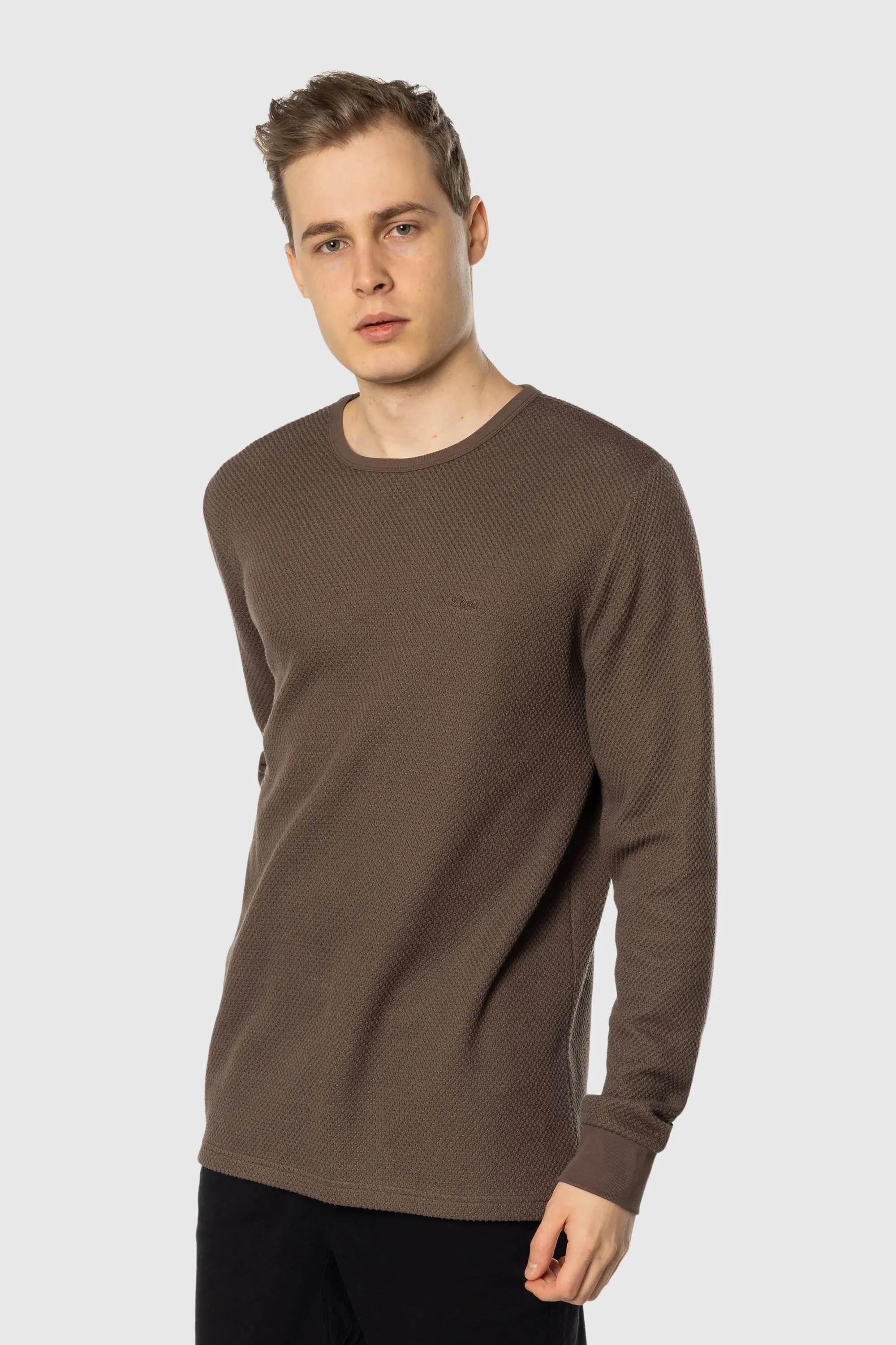 Waffle Knit Long Sleeve sold by TEAMLTD product image thumbnail 3