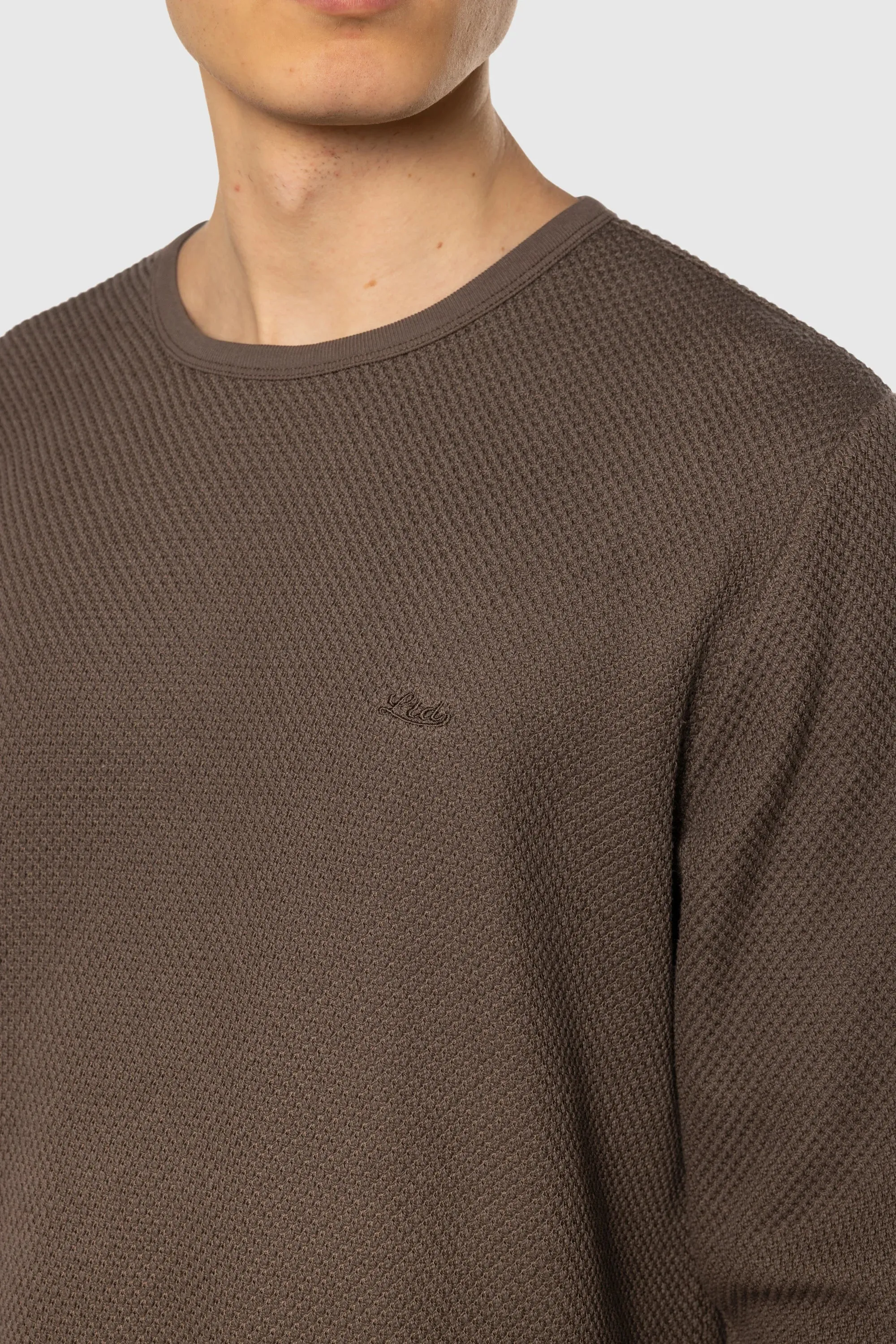 Waffle Knit Long Sleeve sold by TEAMLTD product image thumbnail 5