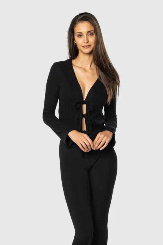 Tie Front Long Sleeve sold by TEAMLTD