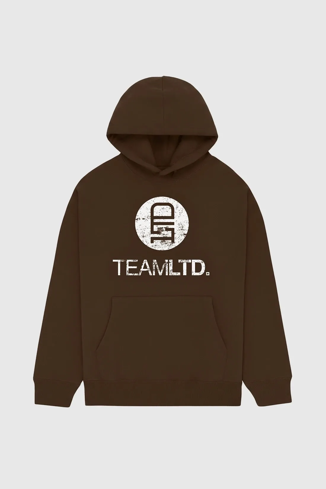 Distressed Logo Hoodie sold by TEAMLTD