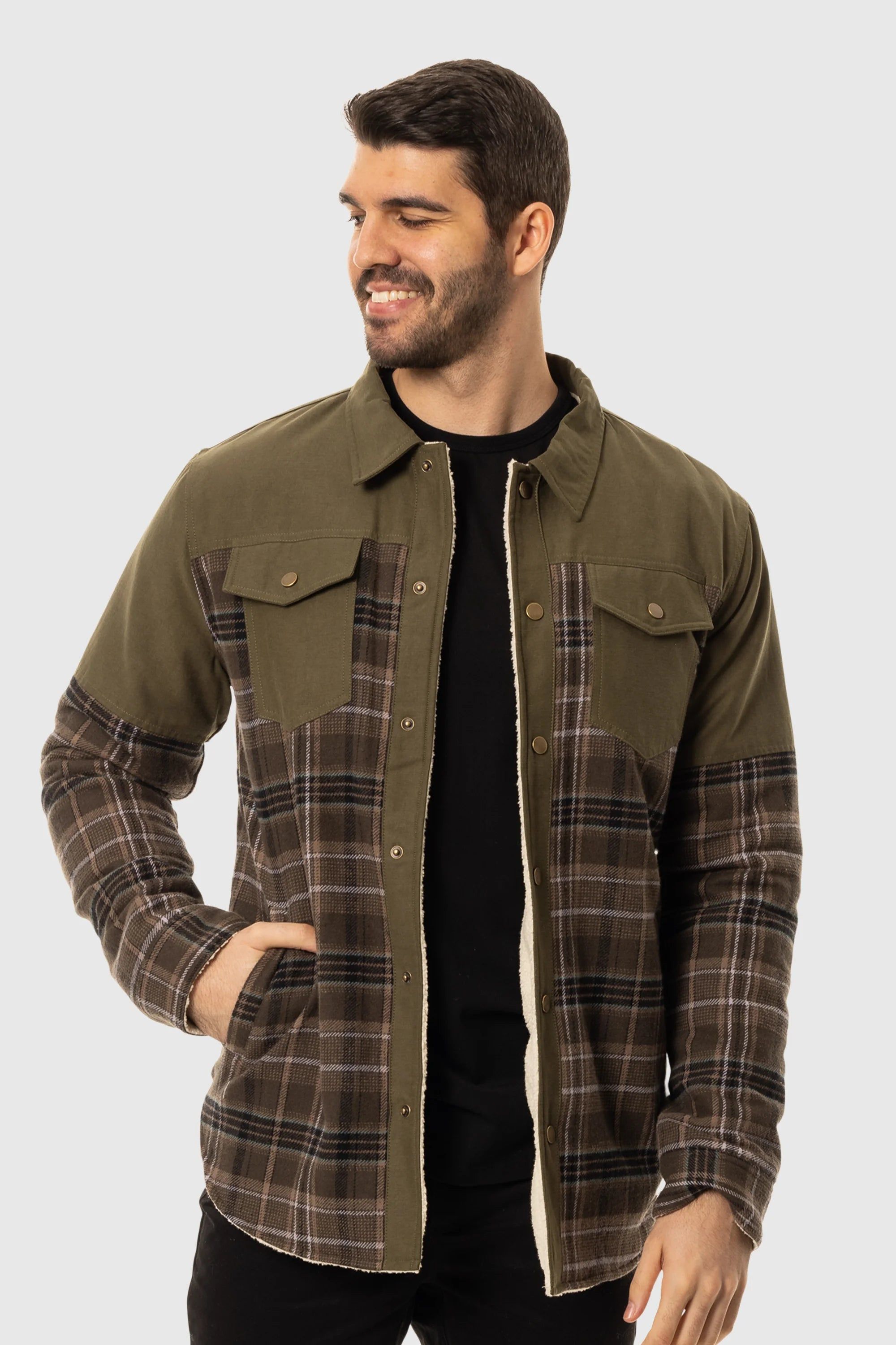 Panel Sherpa Jacket sold by TEAMLTD