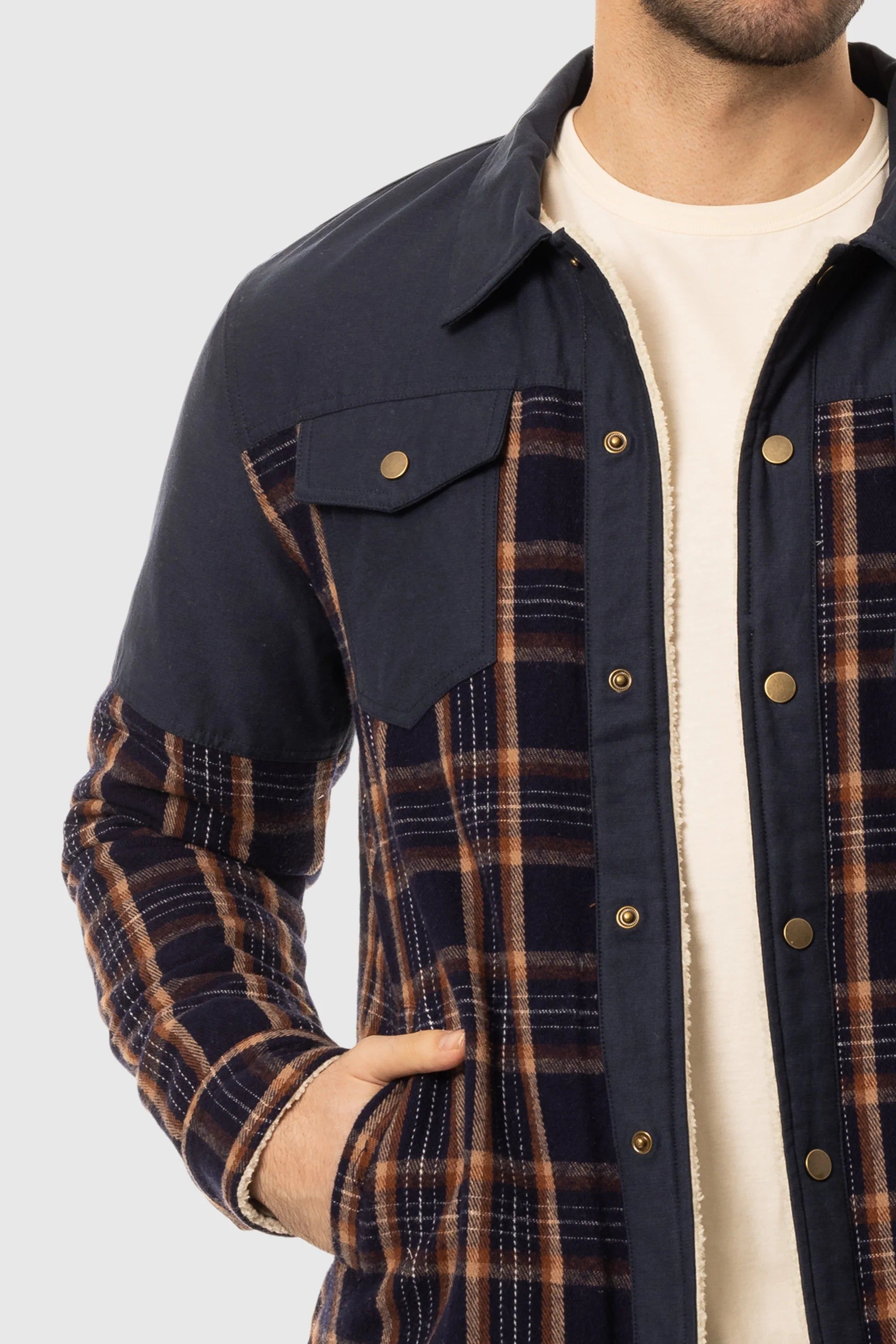 Panel Sherpa Jacket sold by TEAMLTD product image thumbnail 5