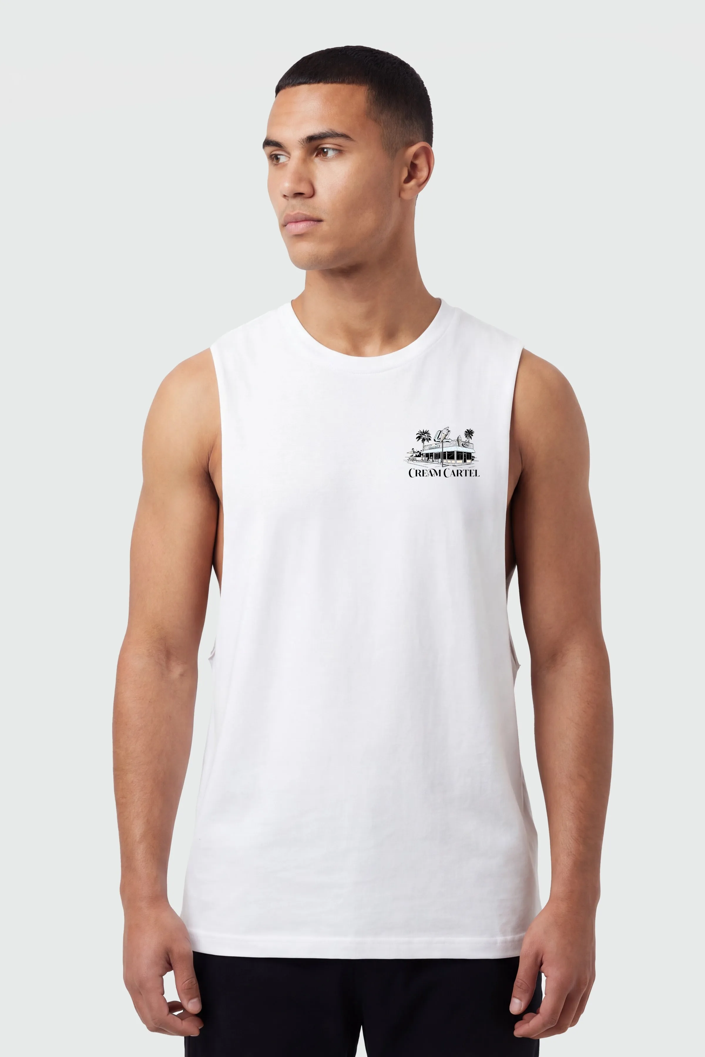 Cream Cartel Aussie Tank sold by TEAMLTD product image thumbnail 3