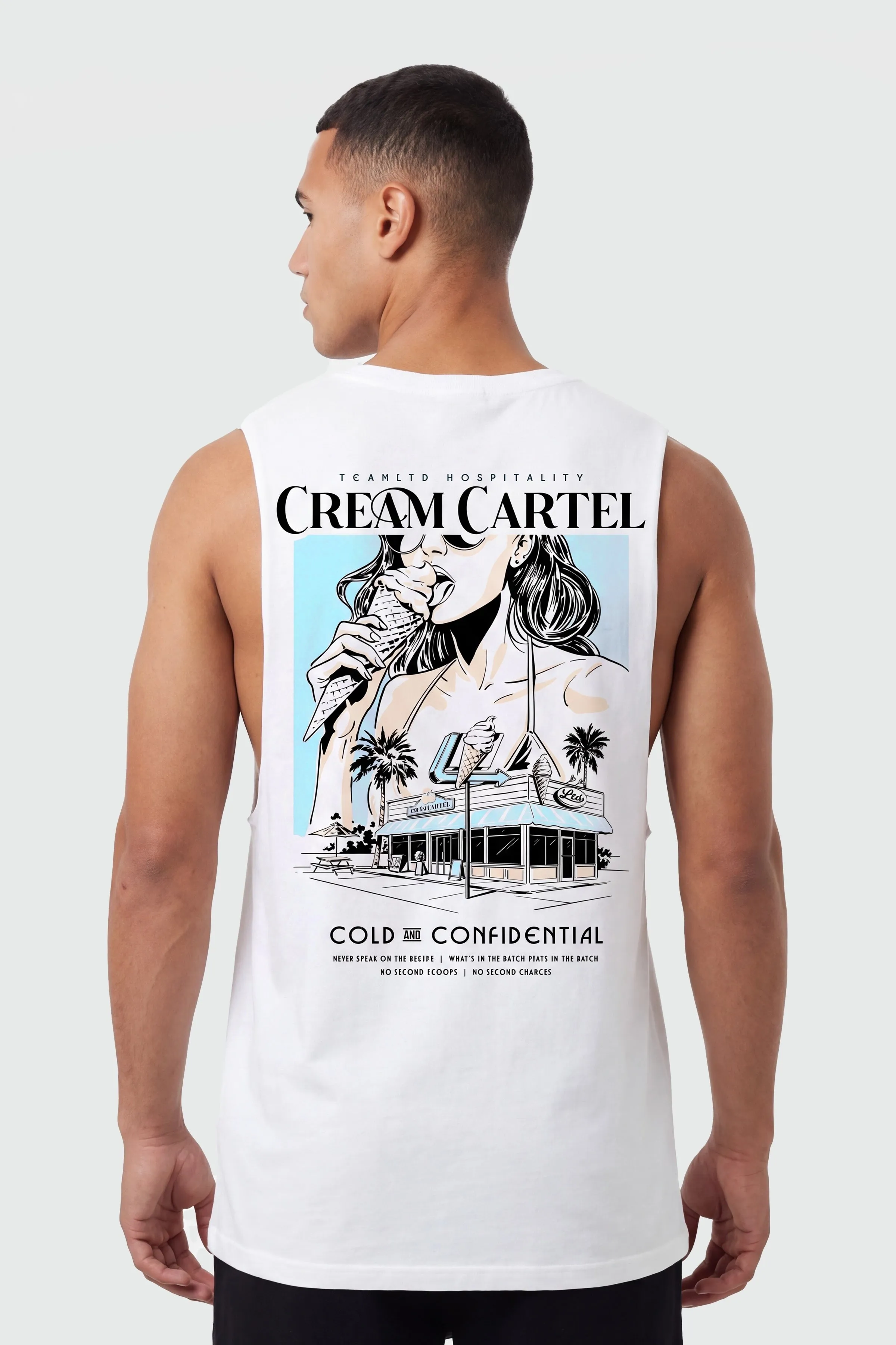 Cream Cartel Aussie Tank sold by TEAMLTD product image thumbnail 4