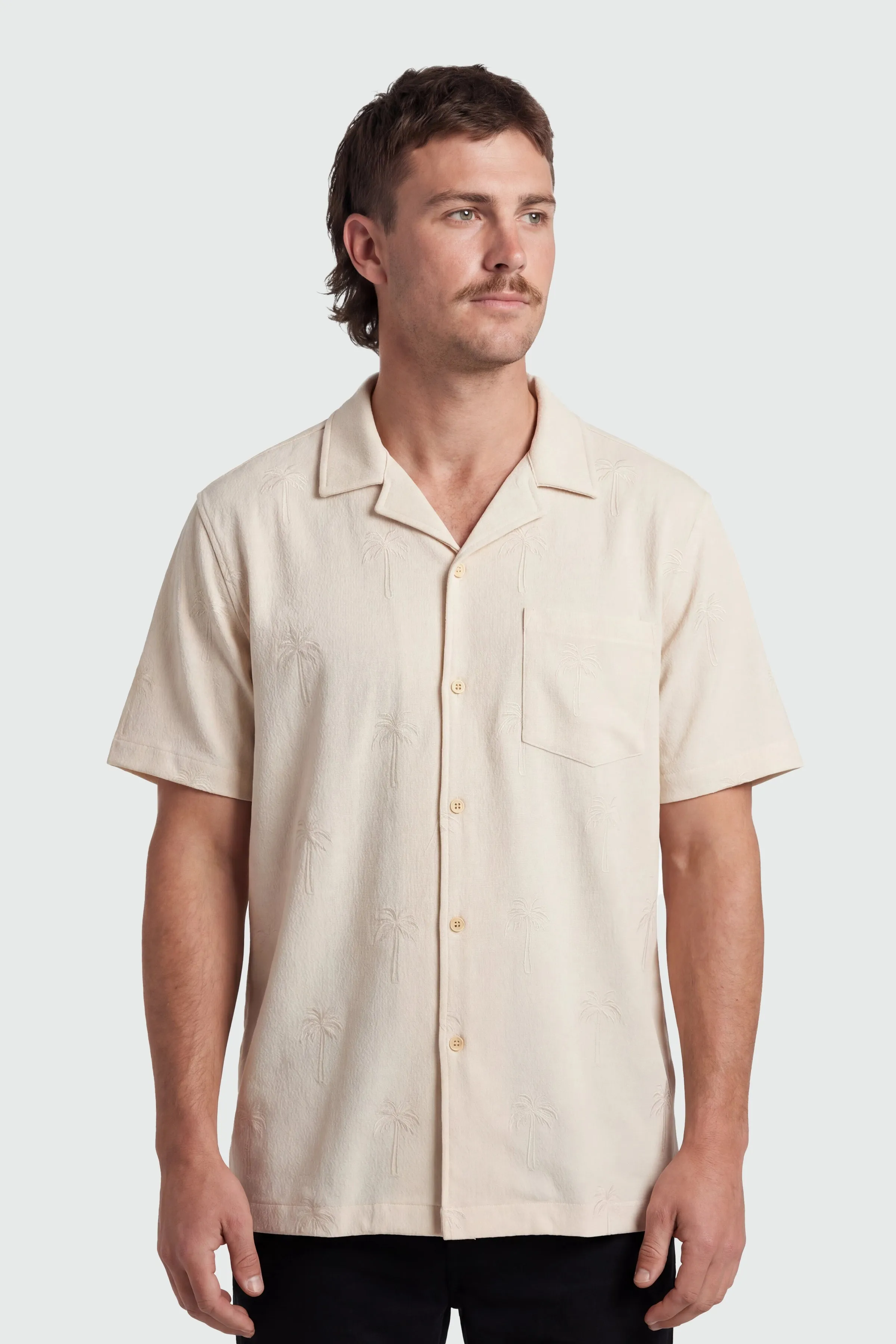 Island Stitch Button Up sold by TEAMLTD