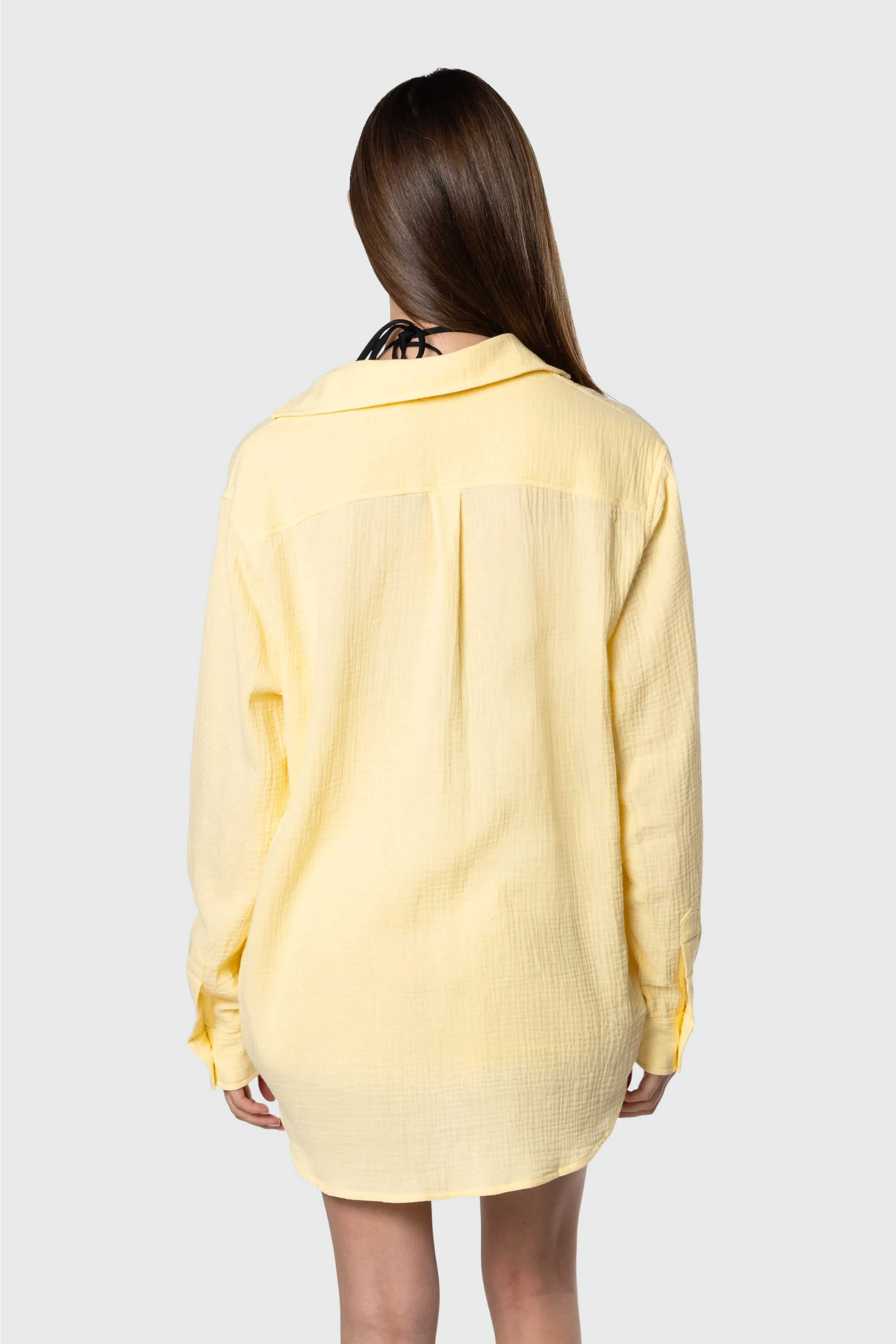 Breeze Tie Front Long Sleeve sold by TEAMLTD product image thumbnail 3