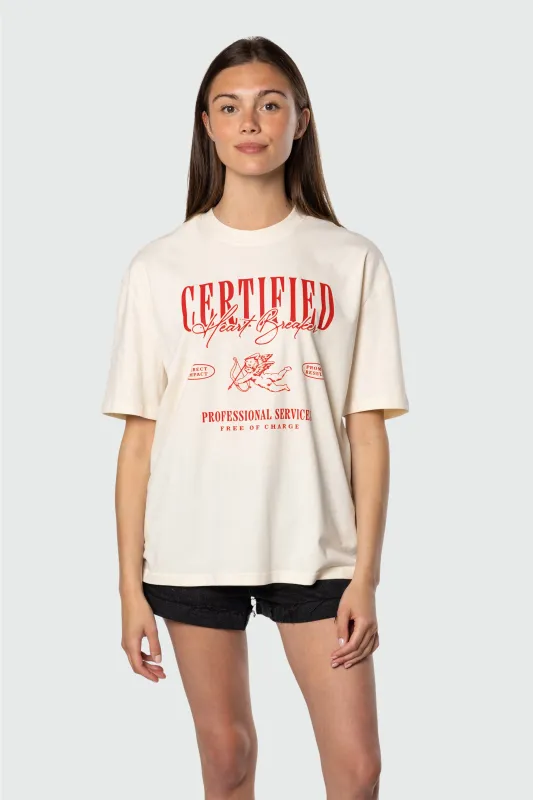 Heart Breaker Oversized Tee made by TEAMLTD