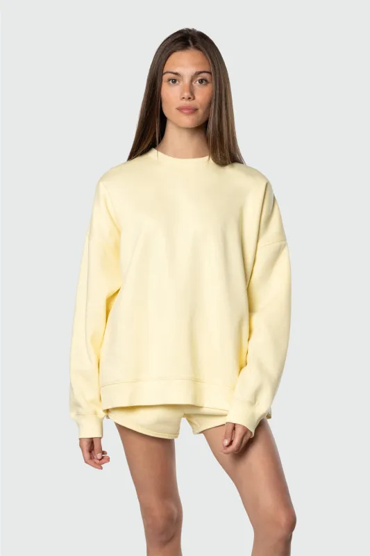 Butter Yellow Fleece Set made by TEAMLTD