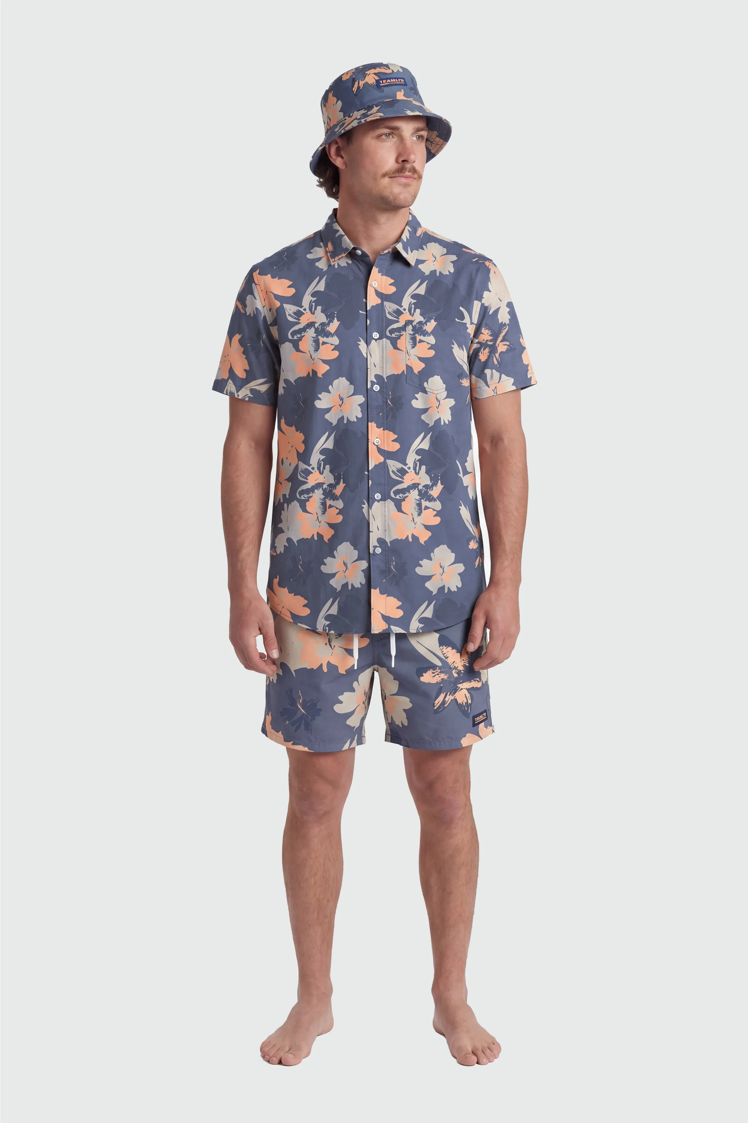 Blue Hibiscus Summer Tux sold by TEAMLTD