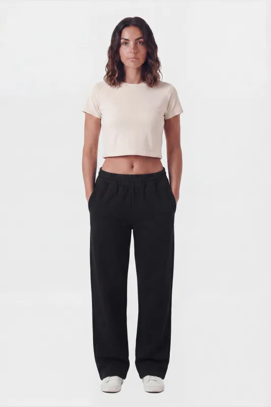 Lush Wide Leg Sweatpant made by TEAMLTD