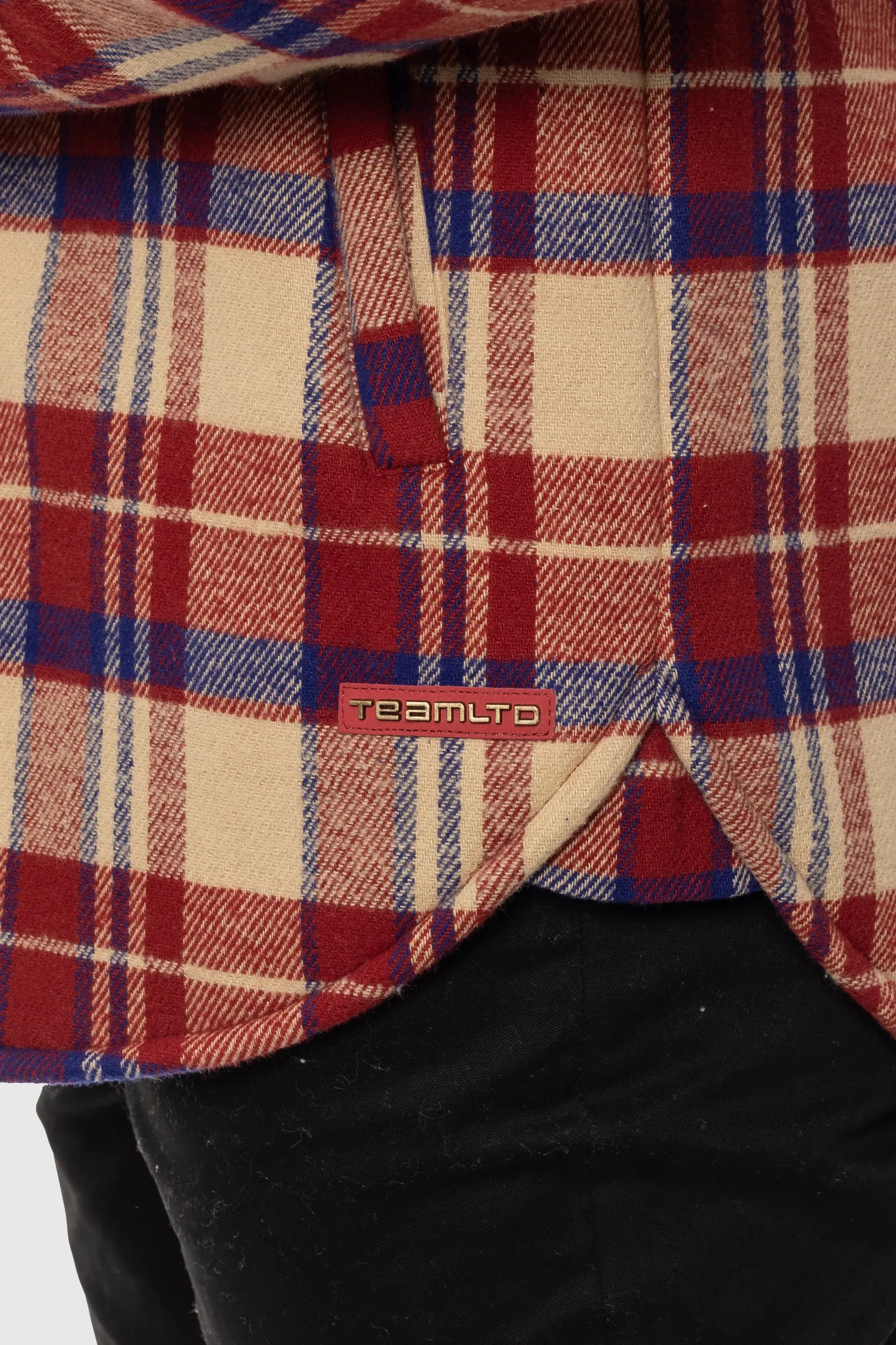 Plaid Sherpa Jacket sold by TEAMLTD product image thumbnail 2