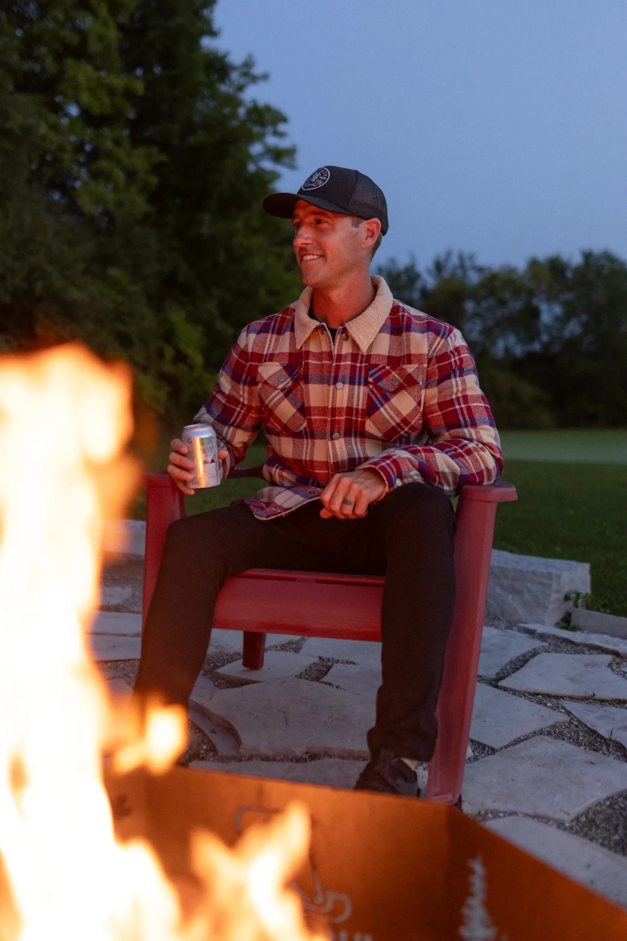 Plaid Sherpa Jacket sold by TEAMLTD product image thumbnail 5