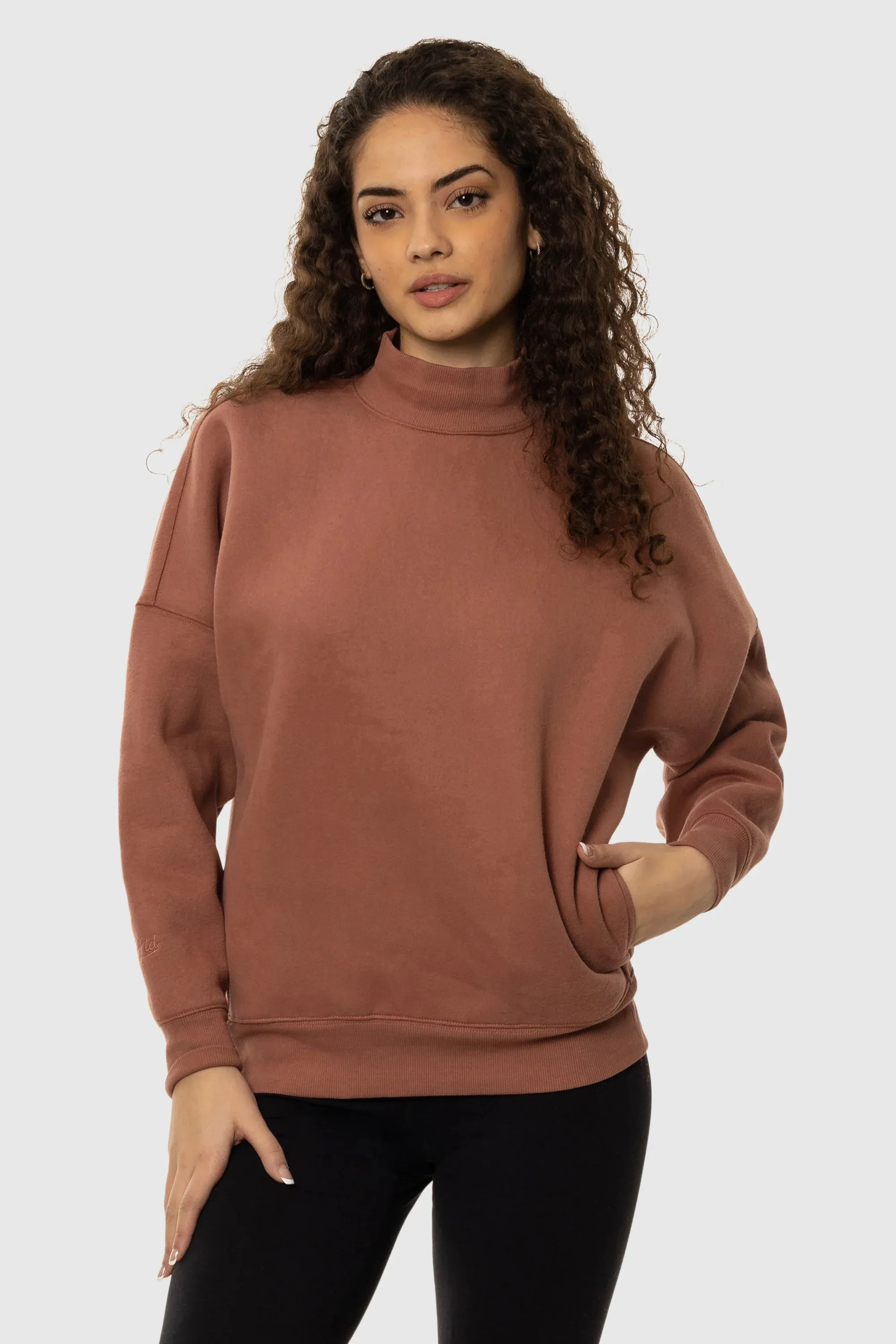 Mock Neck Sweater sold by TEAMLTD