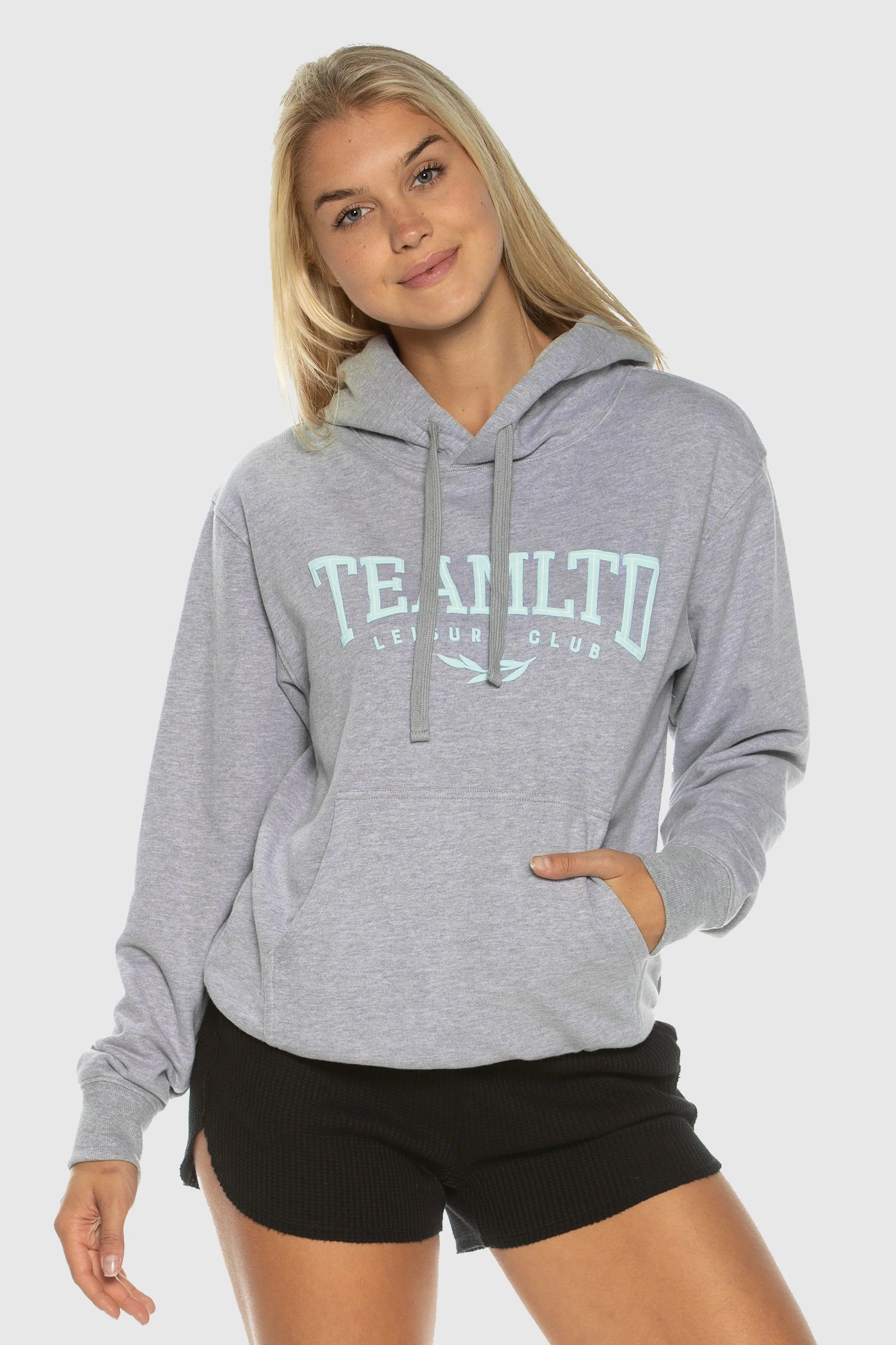 Heather Grey Ladies Core Hoodie sold by TEAMLTD