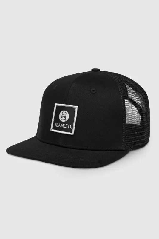 Black Logo Trucker sold by TEAMLTD