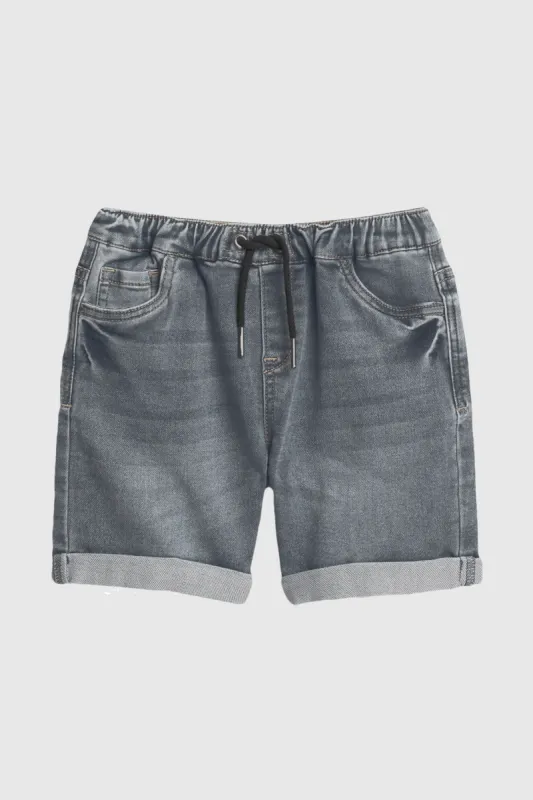 Folded Denim Short sold by TEAMLTD