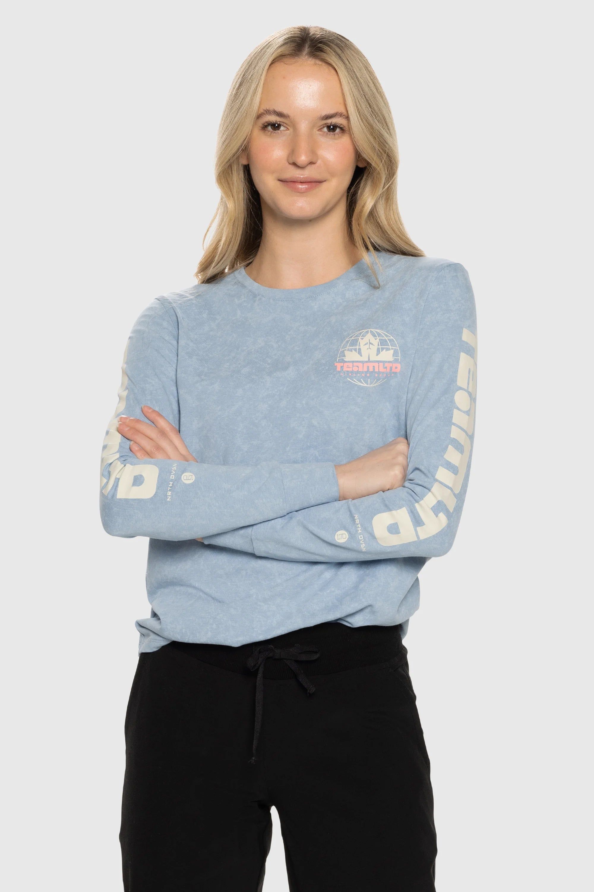 Ladies Marble Airways L/S sold by TEAMLTD product image thumbnail 2