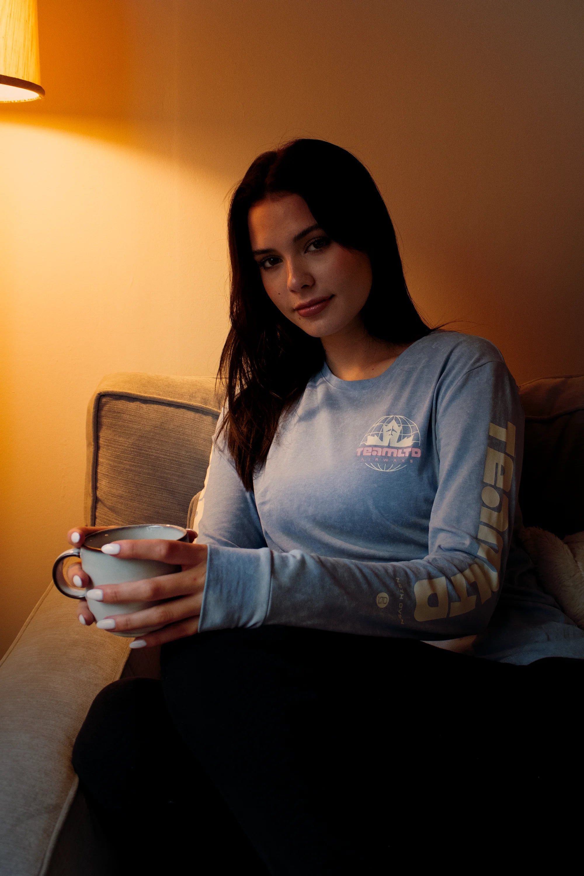Ladies Marble Airways L/S sold by TEAMLTD product image thumbnail 6