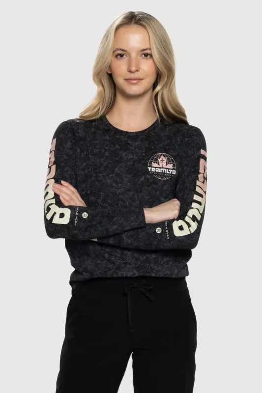 Ladies Marble Airways L/S made by TEAMLTD